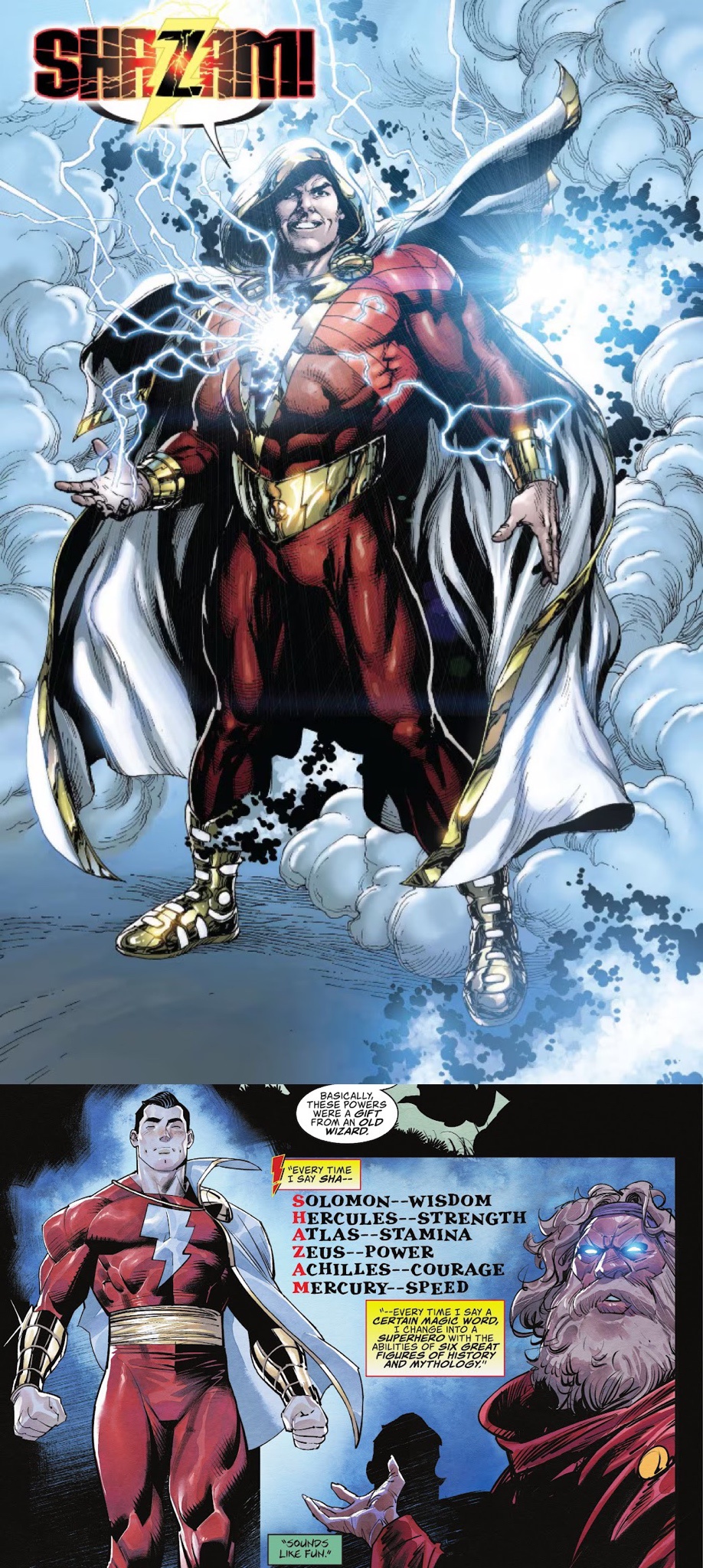 The divine powers of Shazam have taken a surprising turn!