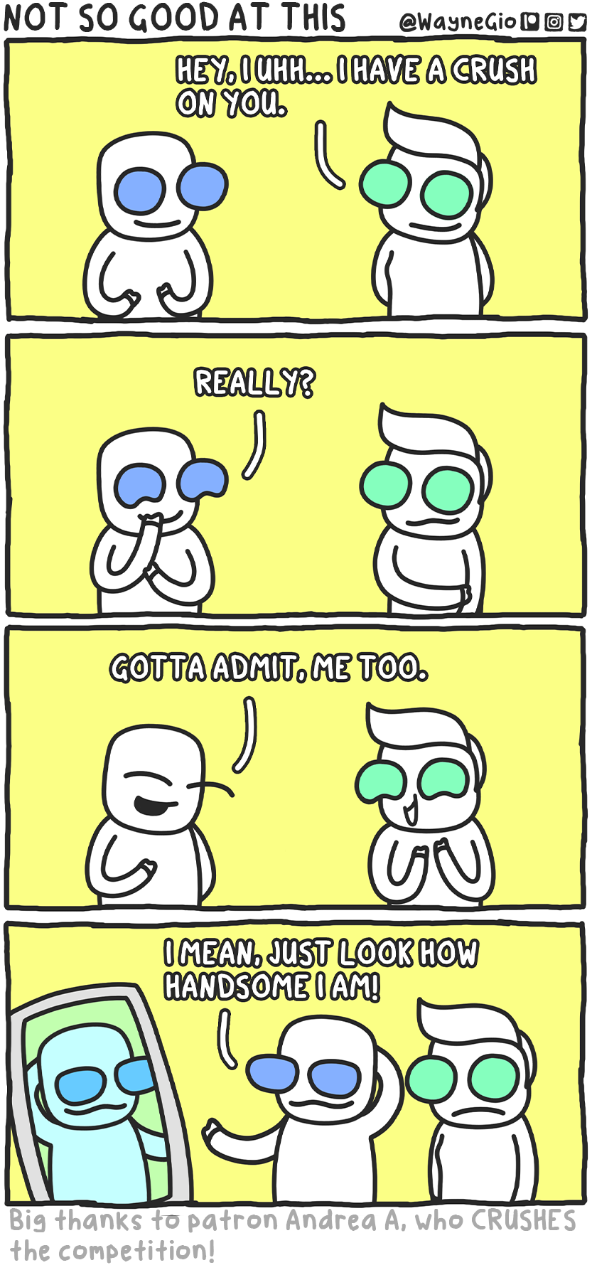 That feeling when you have a crush!