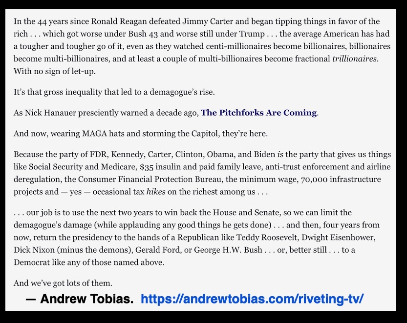 Andrew Tobias on the Legacy of FDR to Biden: A Party of Progress