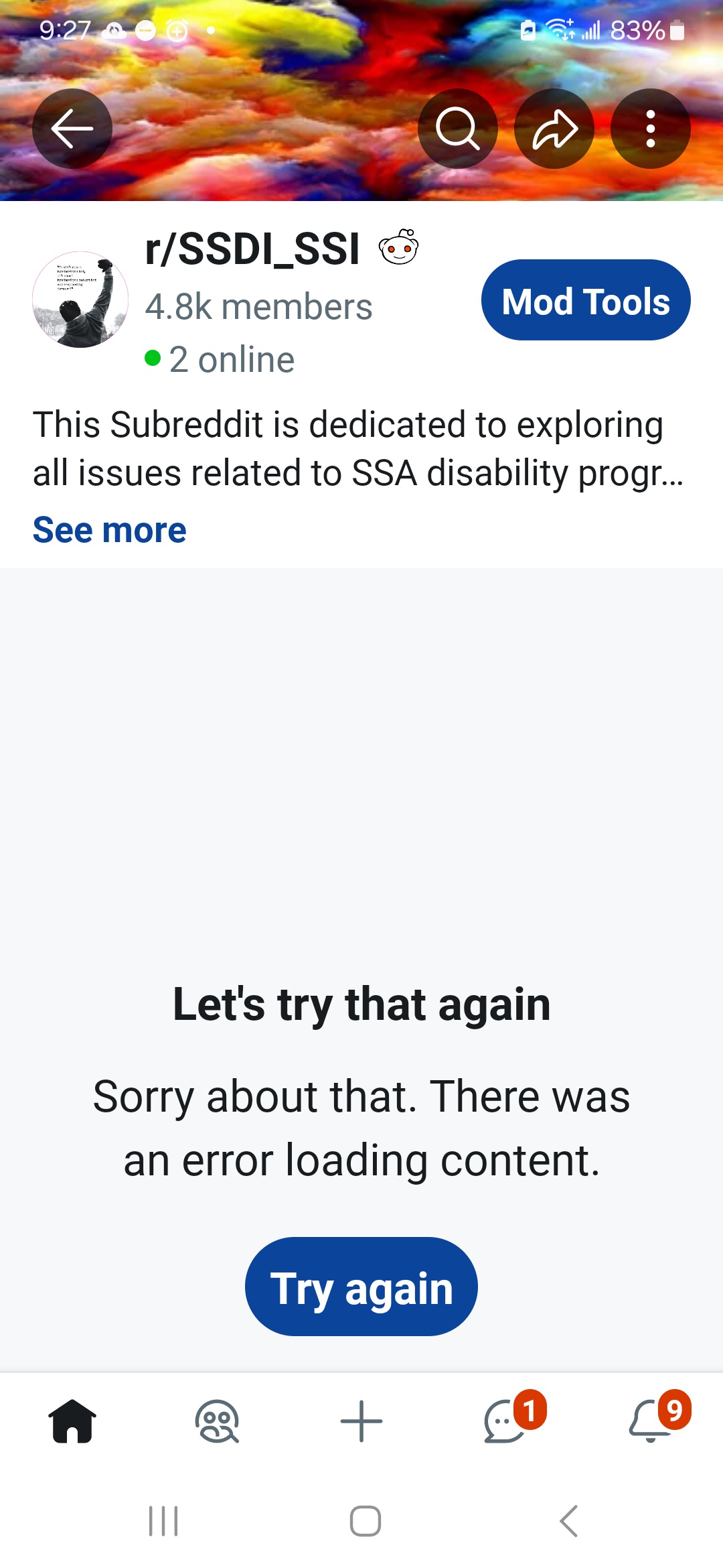 Oops! We Encountered an Error Message