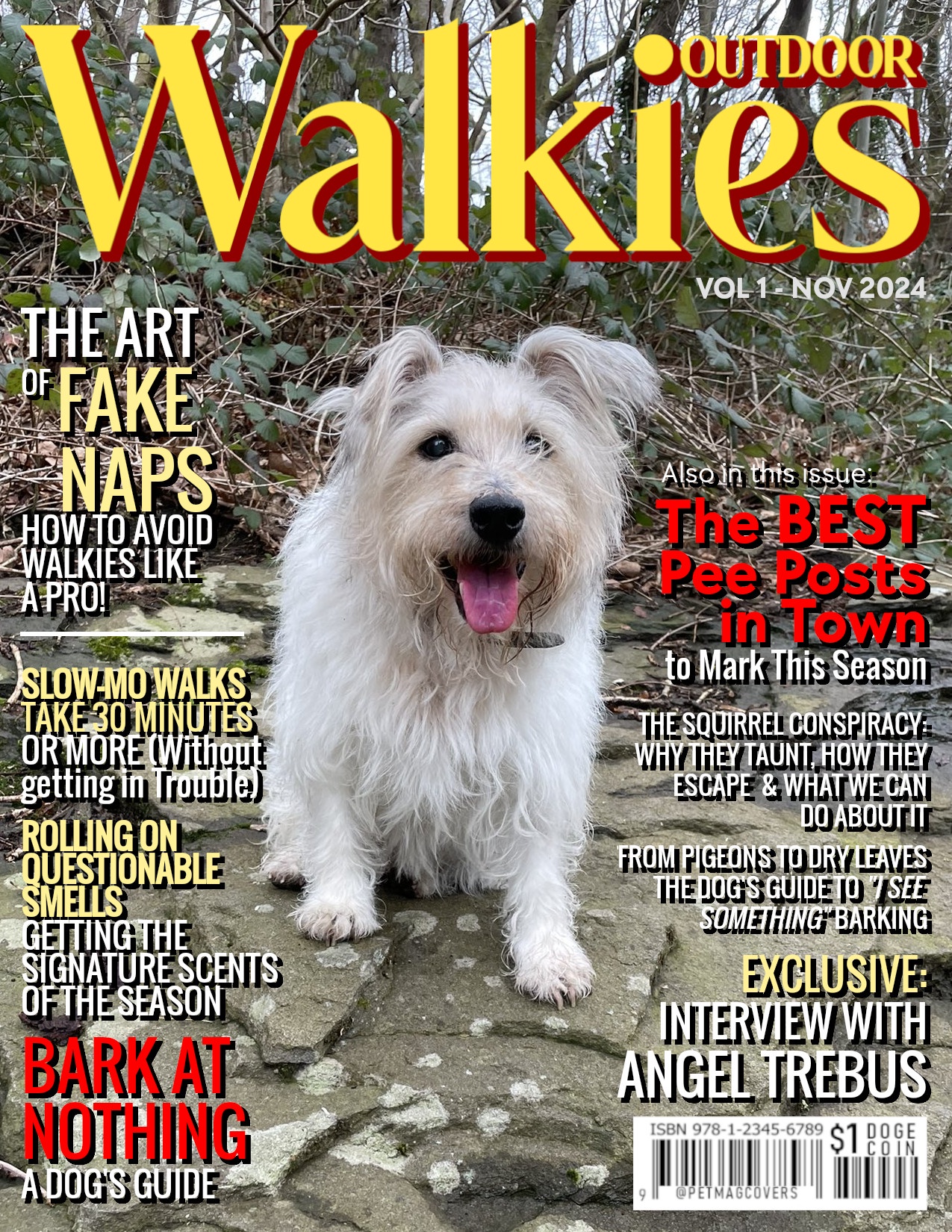 Cover Star of Outdoor Walkies Magazine