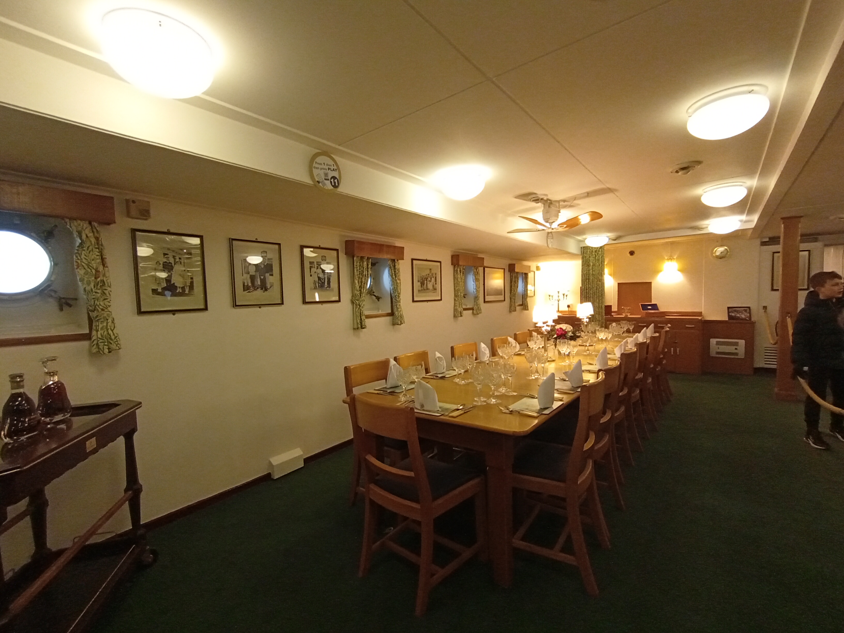 Exploring the grandeur of the Royal Yacht Britannia.