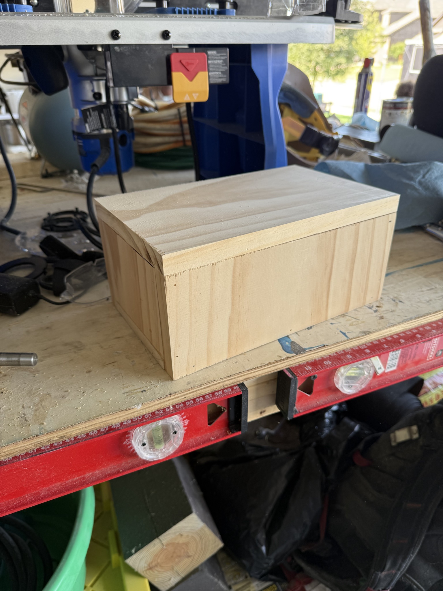 Crafted a special keepsake box for my niece with a heartfelt letter engraved on top.
