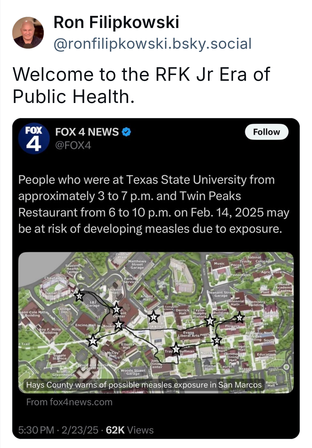 Important News for Our Friends in Texas!