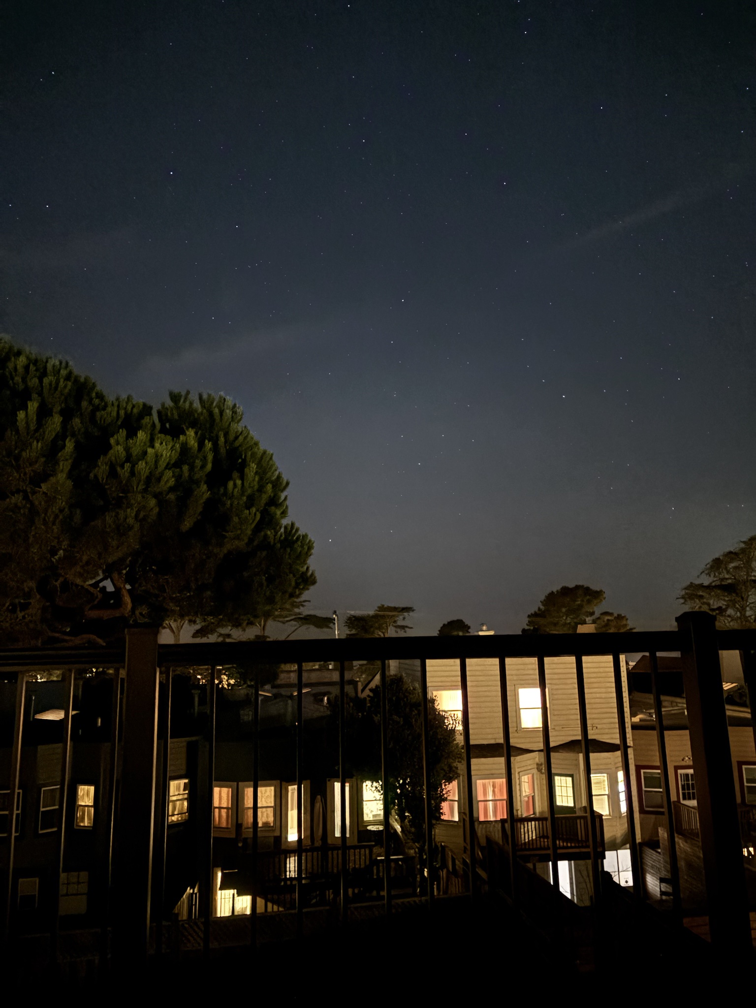 A Serene Clear Night Sky