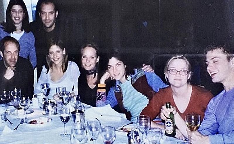 A nostalgic gathering of the cast and crew from 'Cruel Intentions' enjoying drinks in 1999