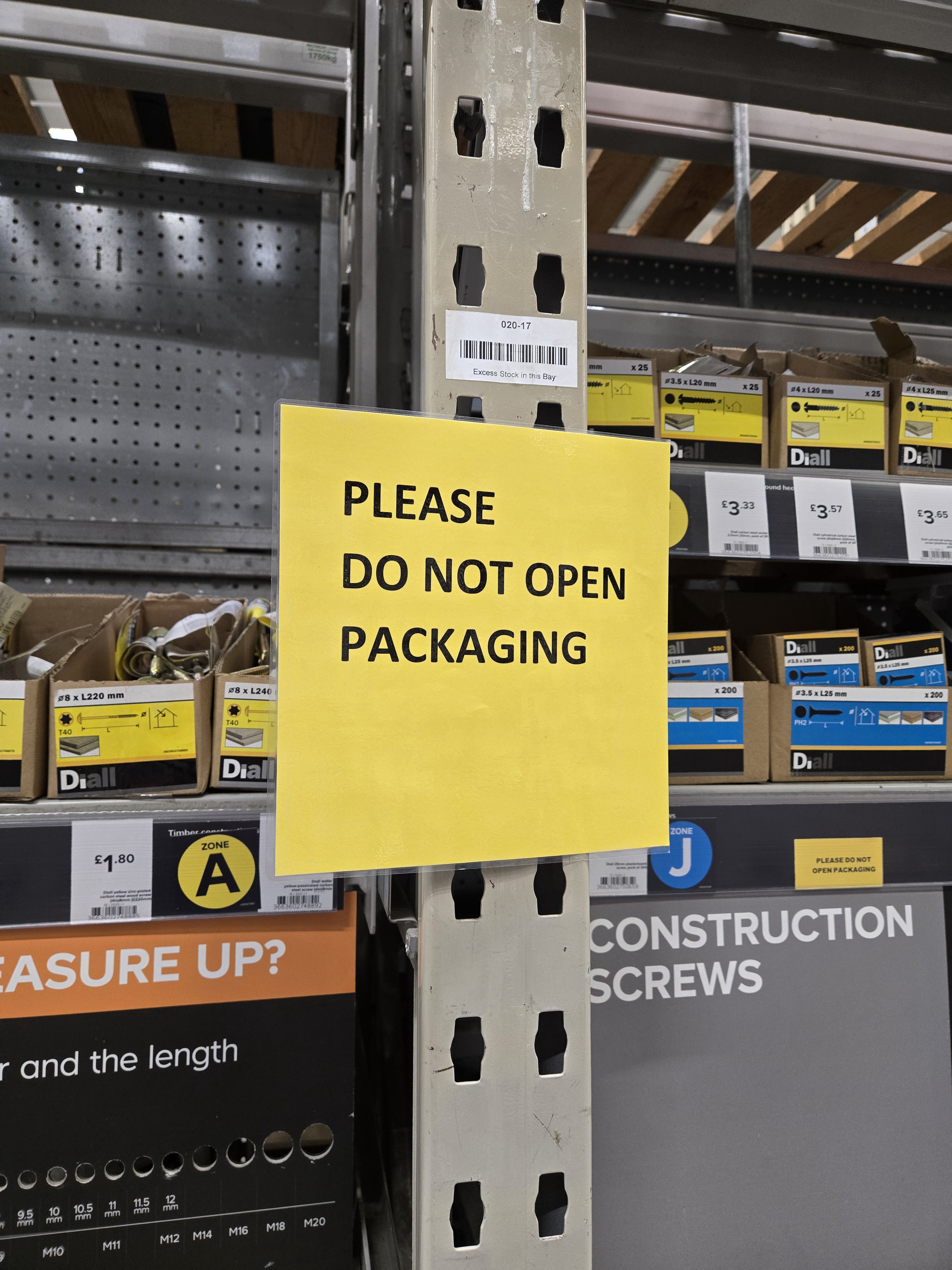 The Most Optimistic Sign You’ll Ever See at the DIY Store