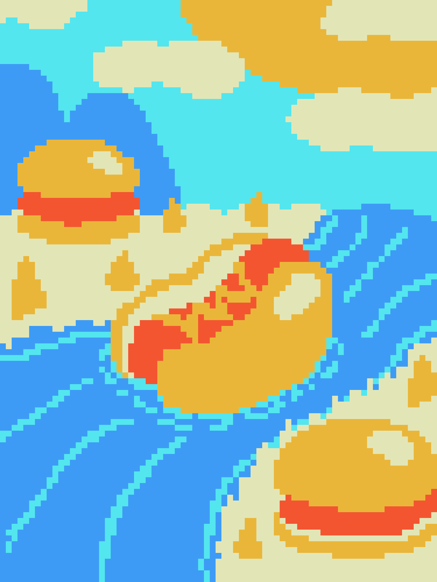 Pixel Art Paradise: Fast Food Edition