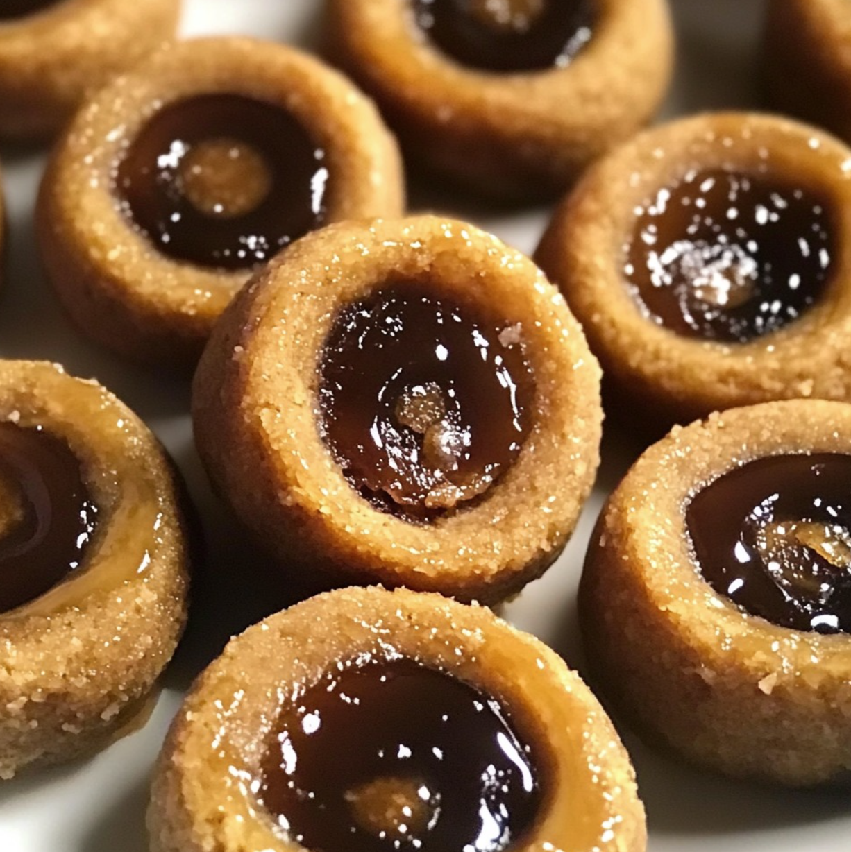 Delicious Sticky Toffee Pudding Thumbprint Treats