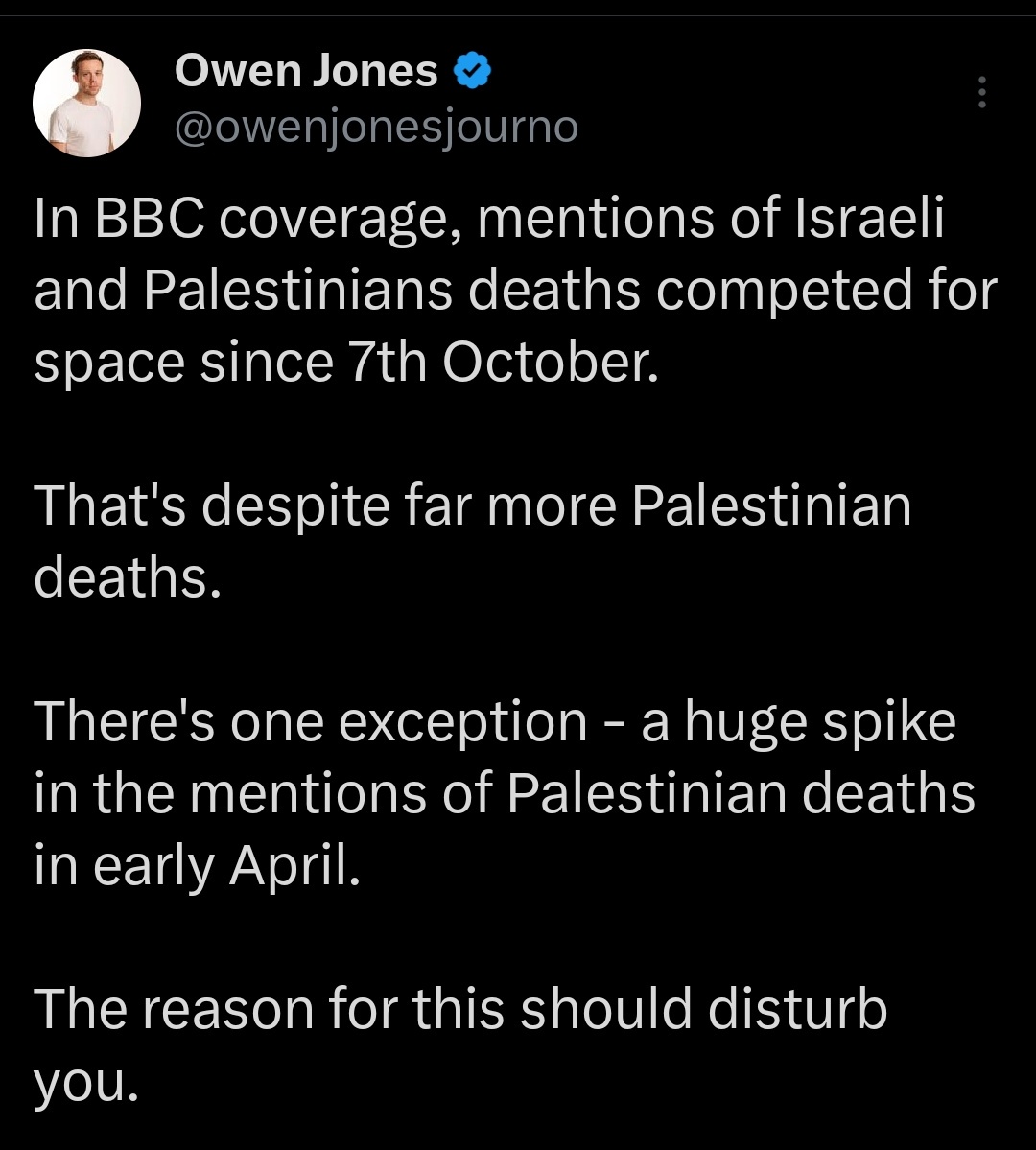 The BBC's Indifference to Palestinian Lives