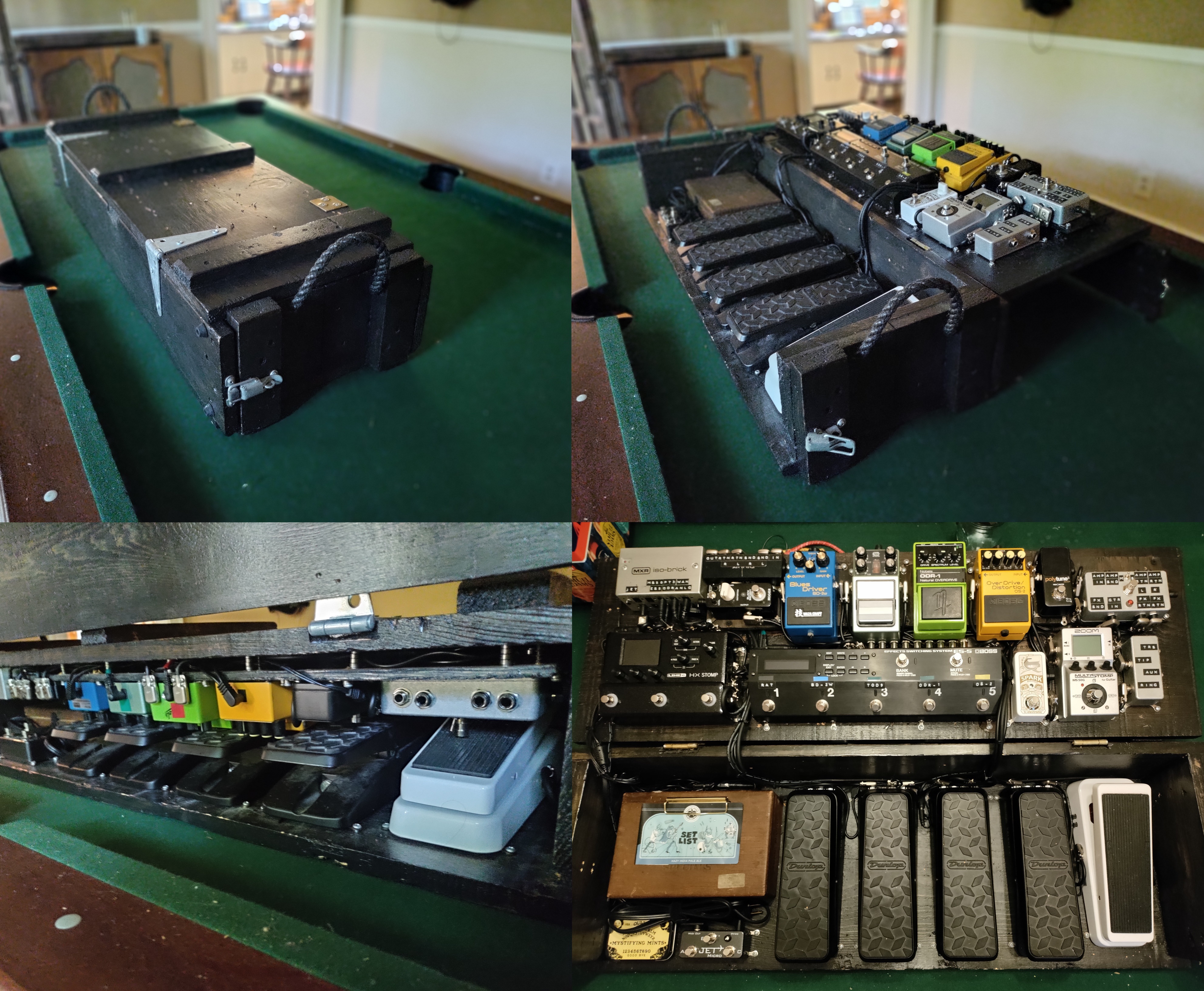 Pedal to the metal with a howitzer ammo crate pedalboard!