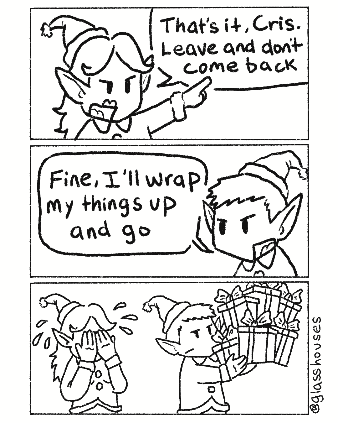 Time to pack up and make a swift exit!