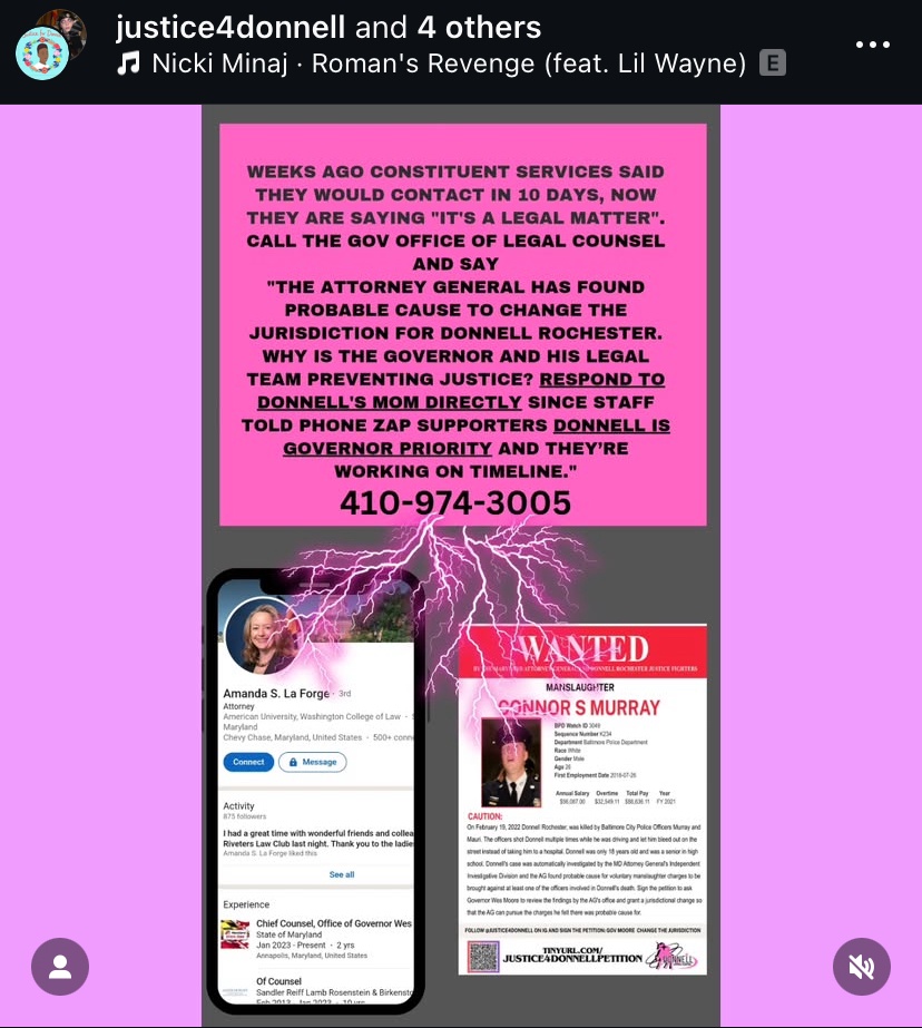 Demanding Justice for Donnell Rochester
