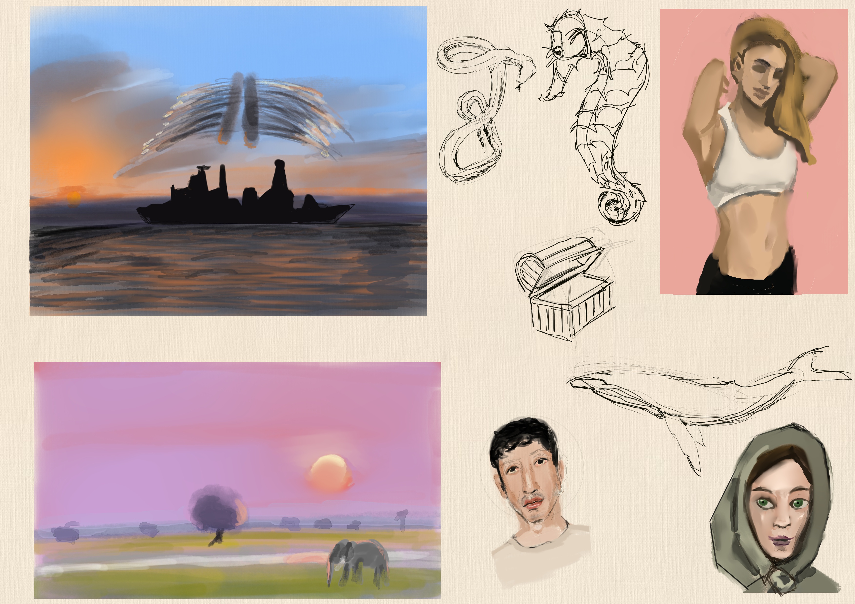 Sketching Skills in Progress