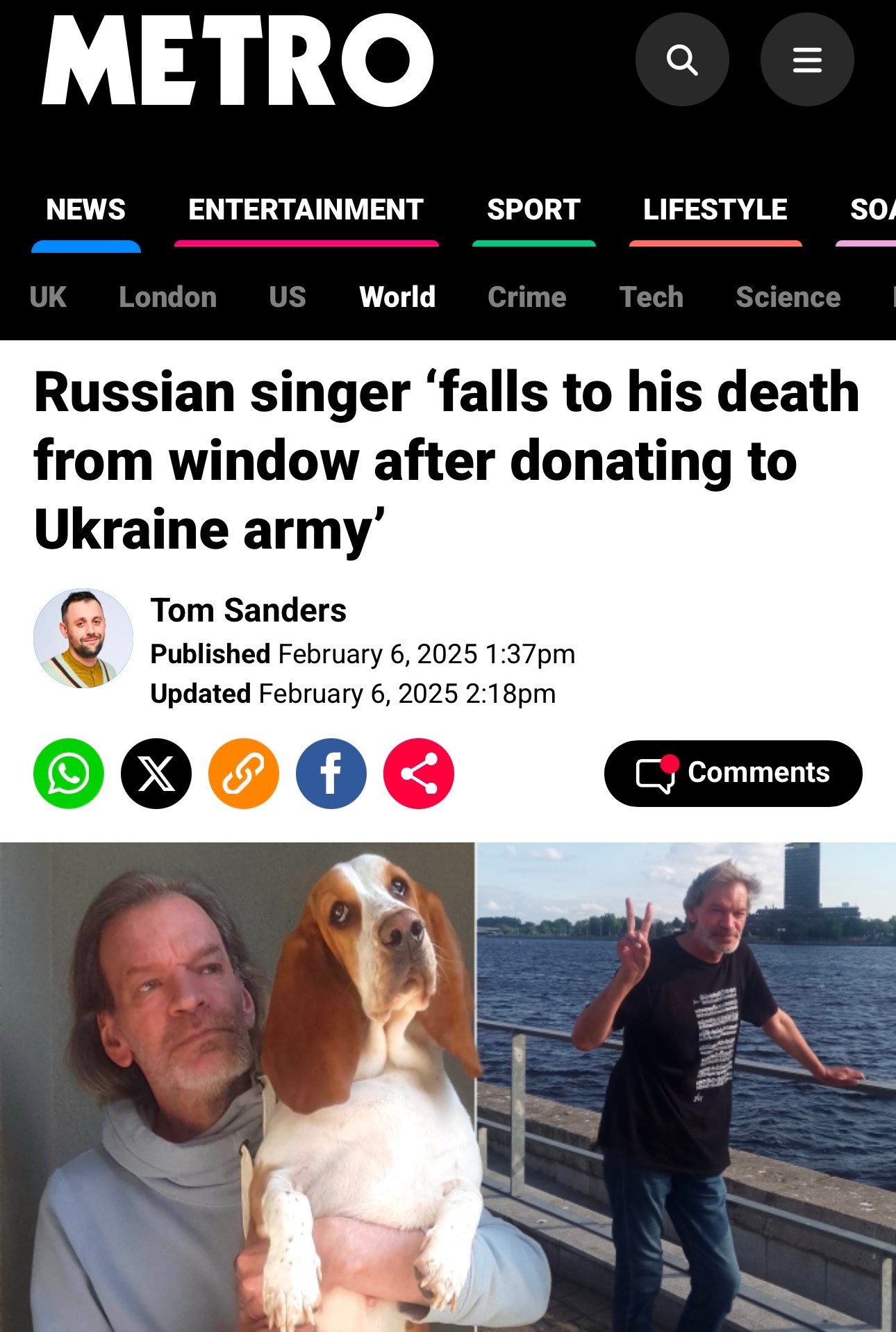 Another Tragic Incident Linked to the Russian Government