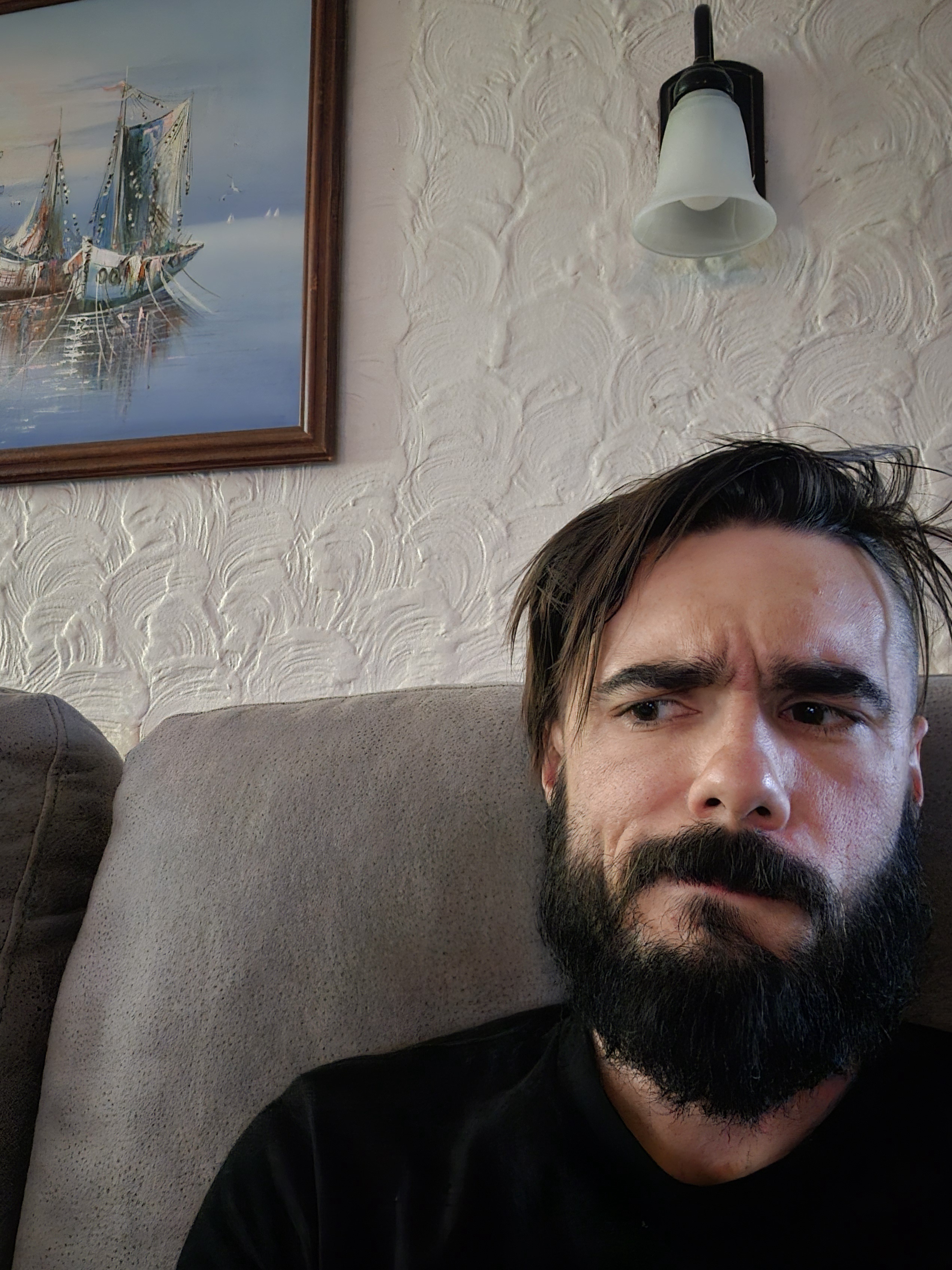 Christmas Selfie: The Duality of Man and Those Sneaky Elves (aka Cats)
