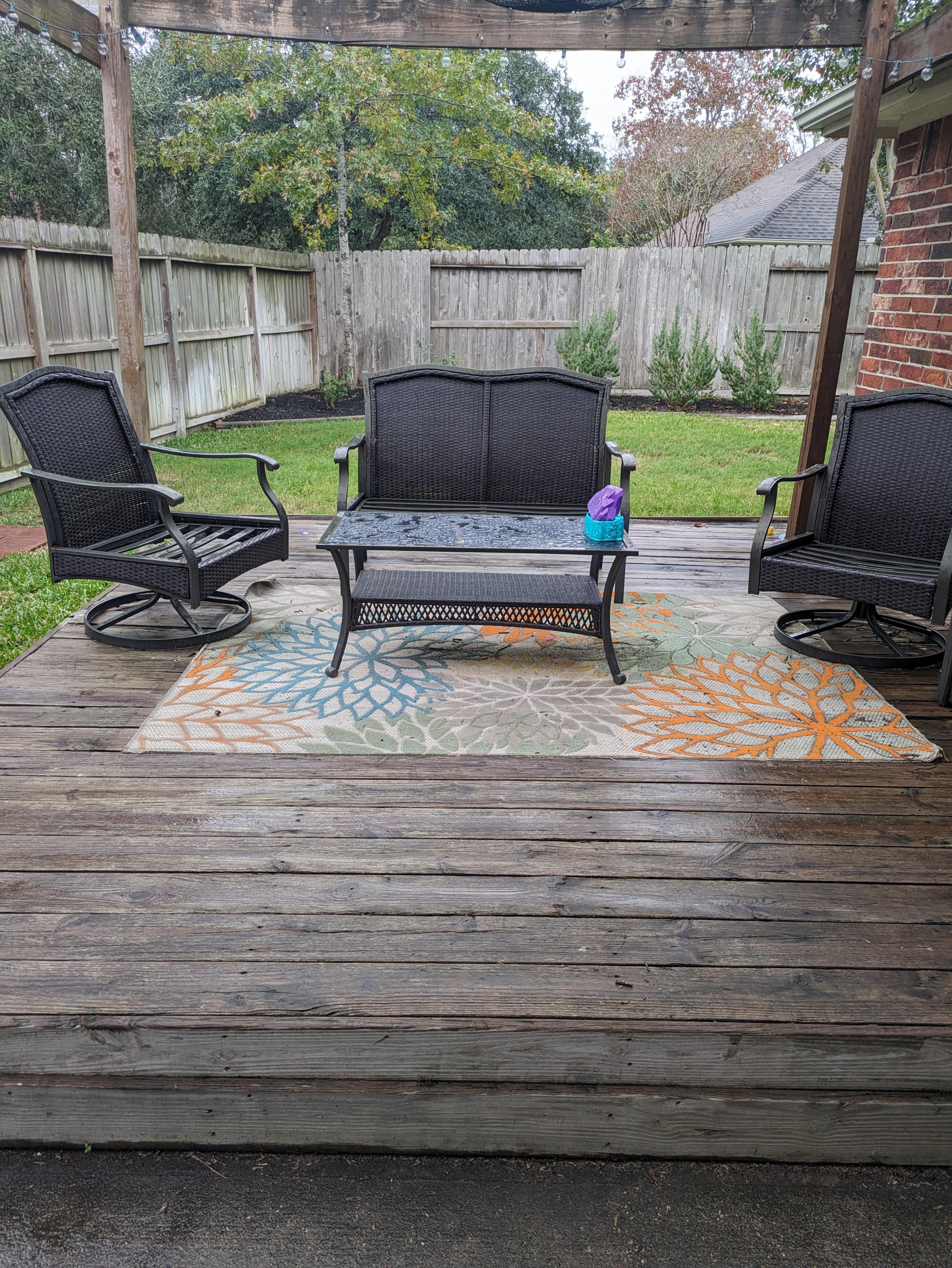 Reviving the Deck: Time to Clear Out the Dead Vines and Roof Debris