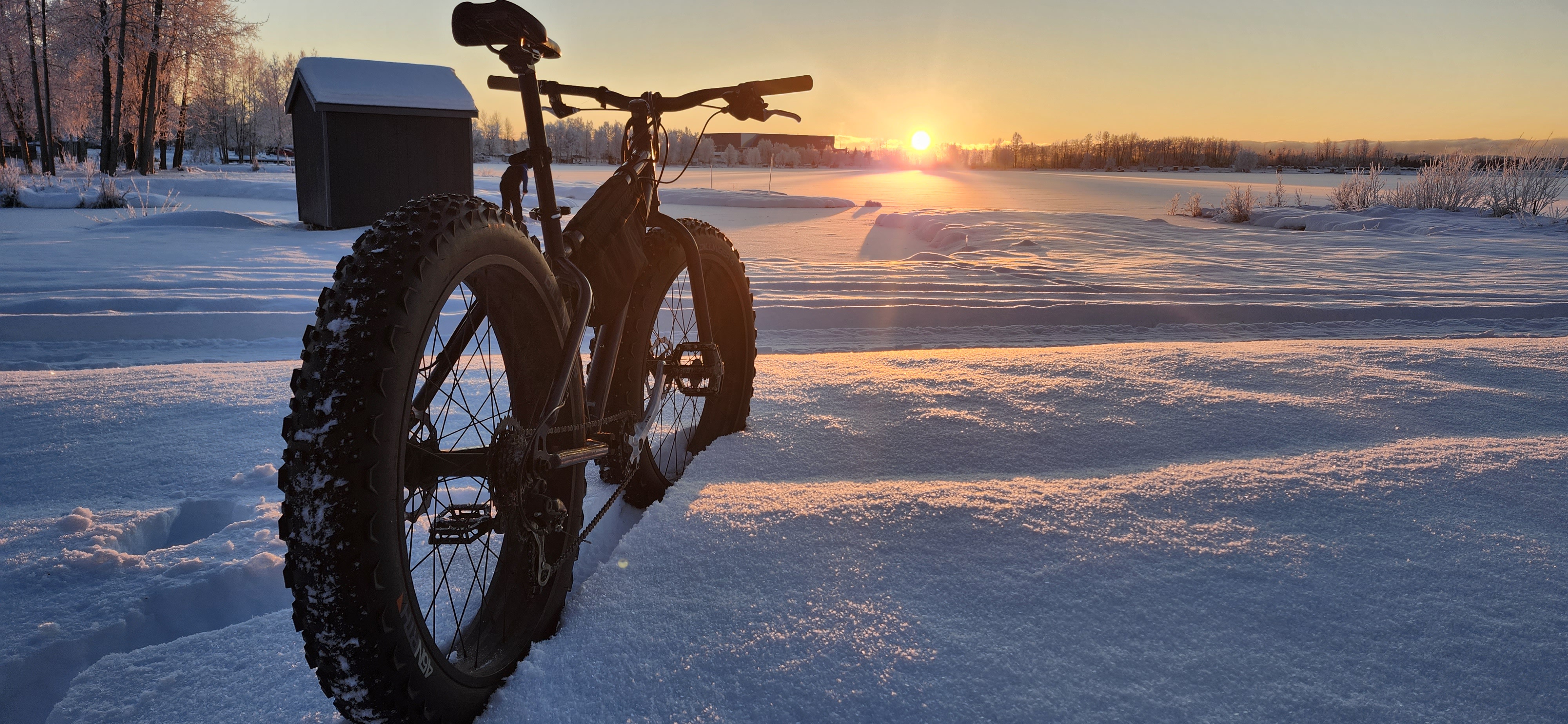 Breathtaking Sunset at 2PM in Anchorage, Alaska