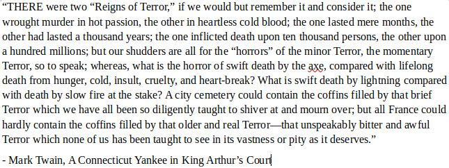 Exploring the Two Distinct Reigns of Terror