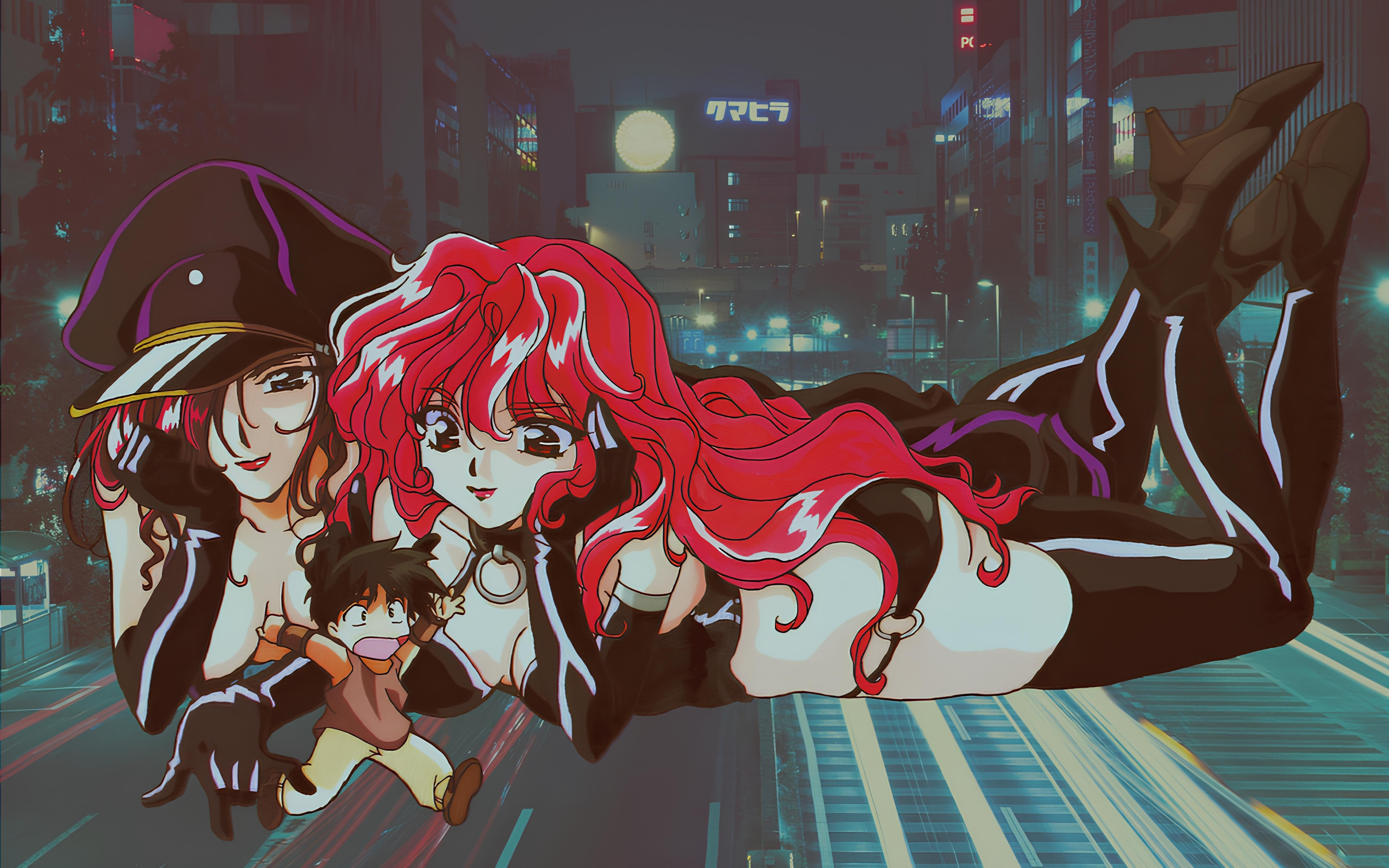 Stunning Night Wallpaper from Bakuretsu Hunter
