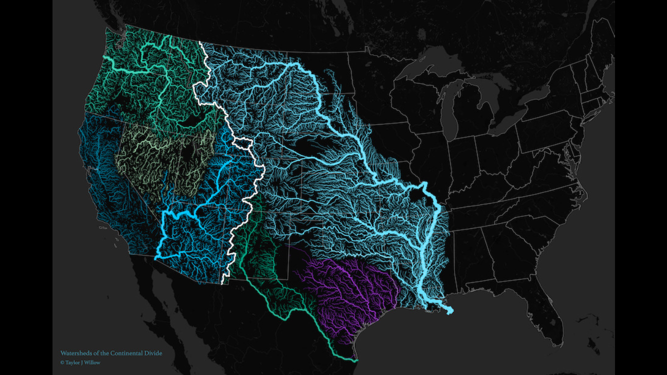 Exploring the beauty of river basins