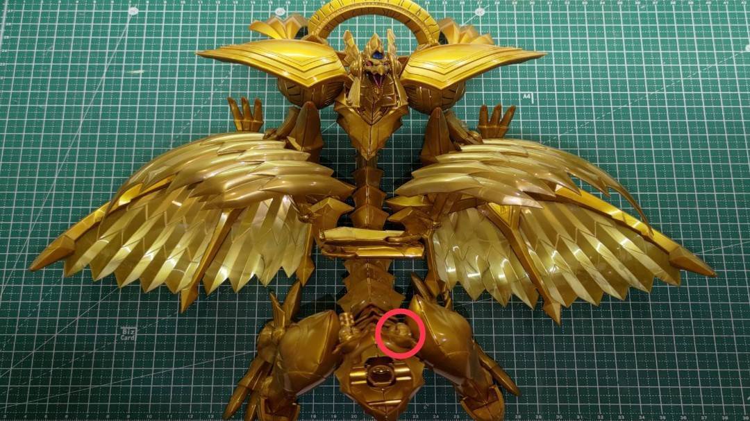 Restored and Ready: Bandai's Egyptian God Figure - The Winged Dragon of Ra