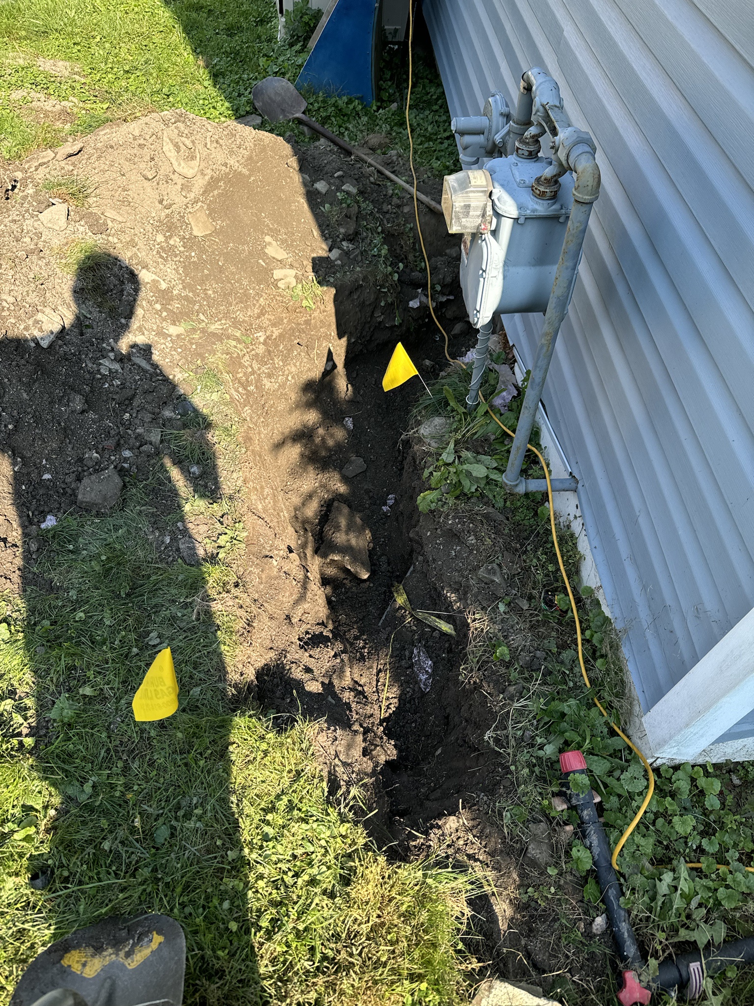 Marking the Gas Line: Safety First!
