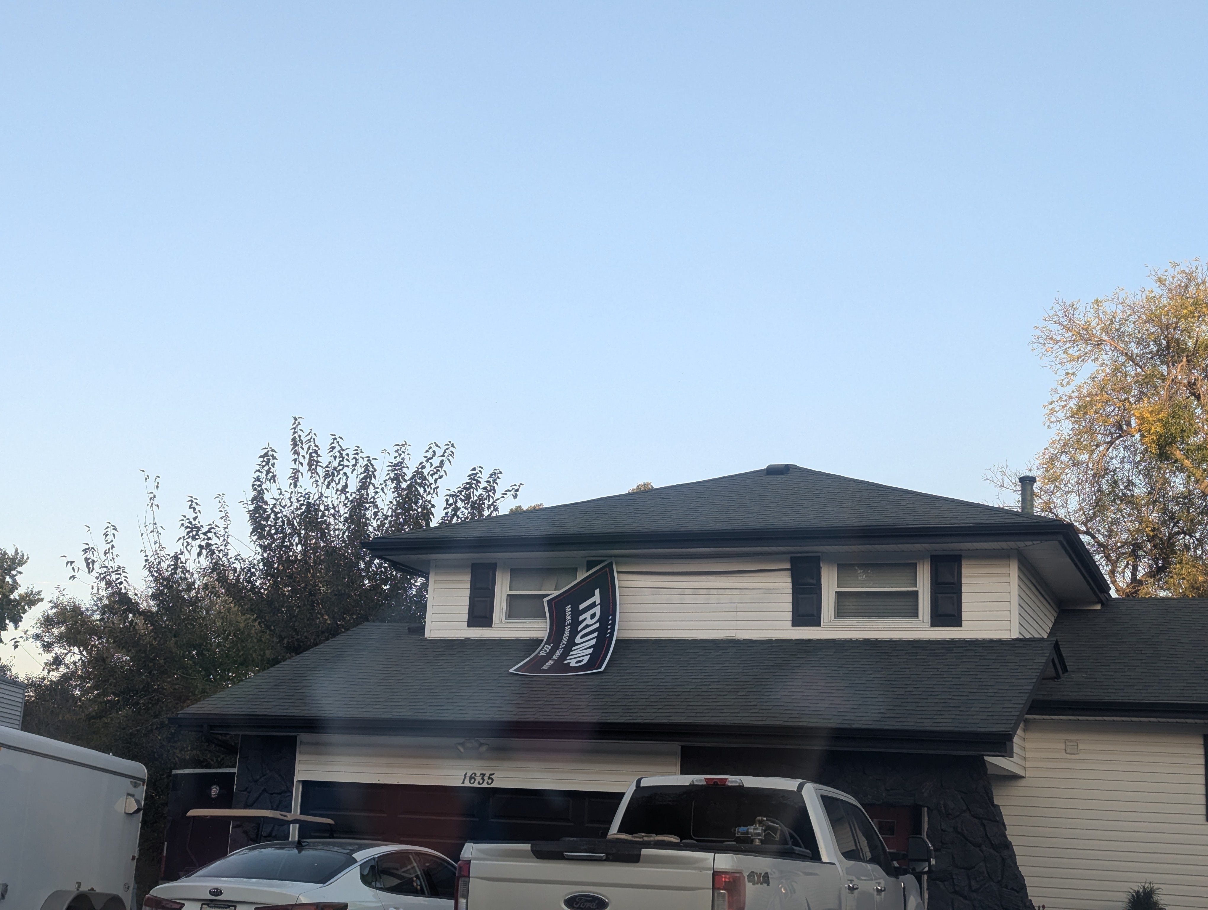 When a Trump Sign Becomes a House Wrecker!