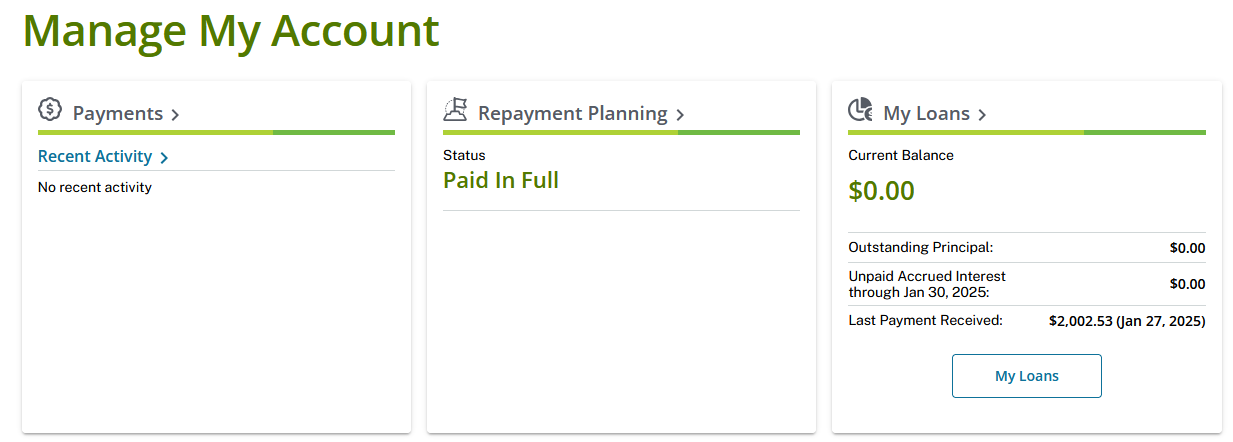 I can finally say goodbye to my student loans!