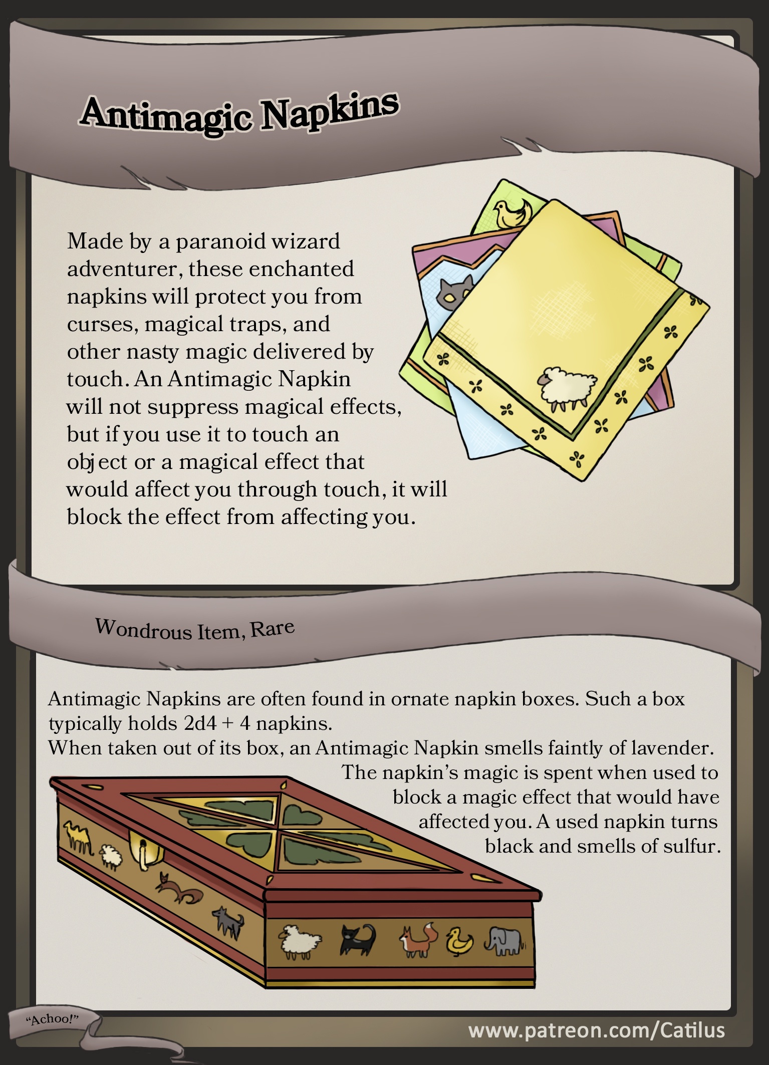 Antimagic Napkins: The Ultimate D&D Accessory