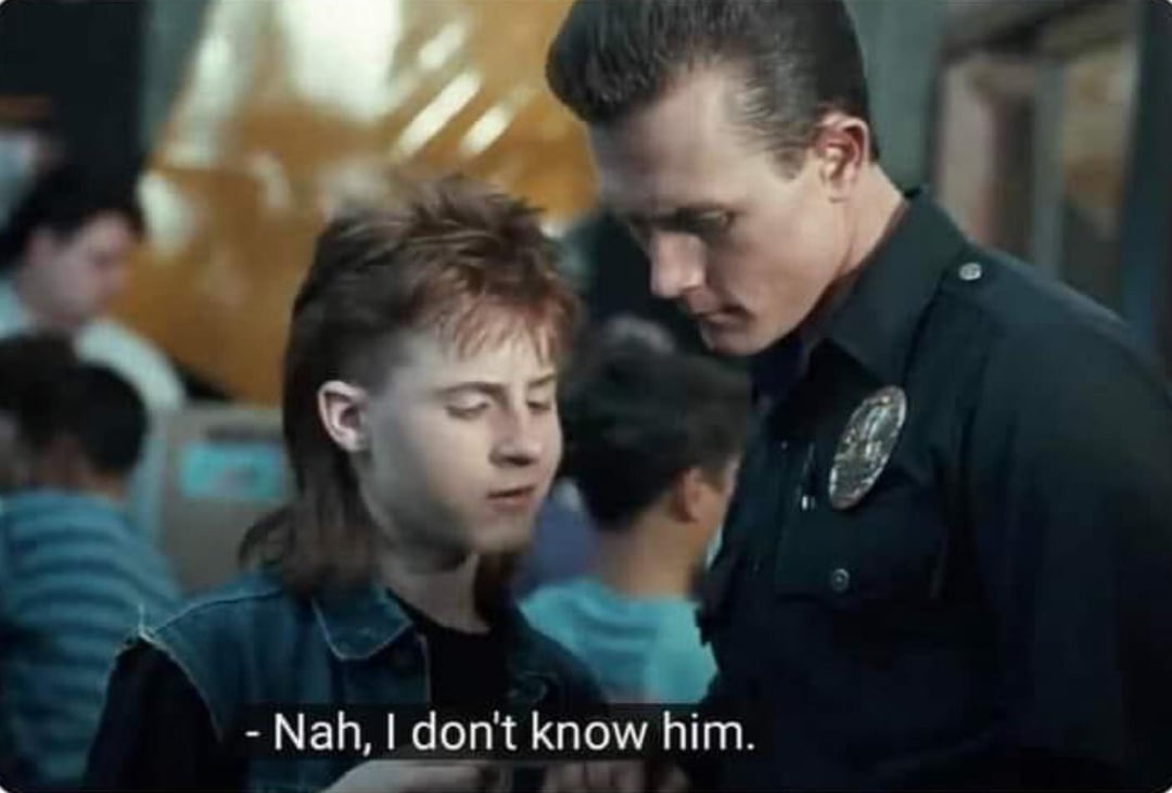 The awkward silence when police ask if anyone can identify the CEO's shooter