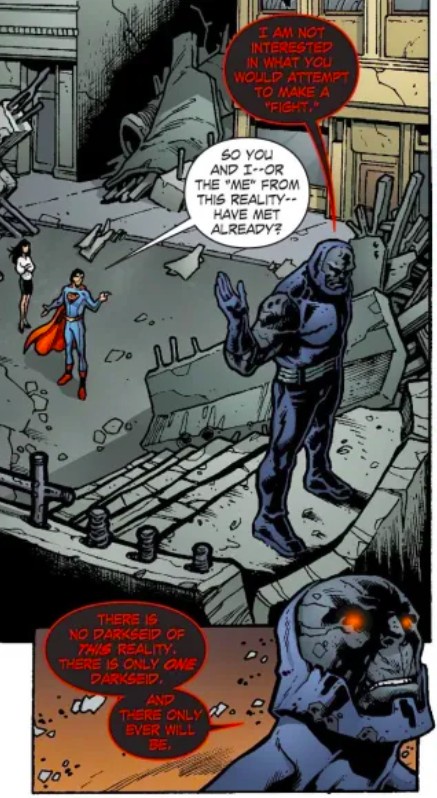 Darkseid stands out as a one-of-a-kind entity in the multiverse.