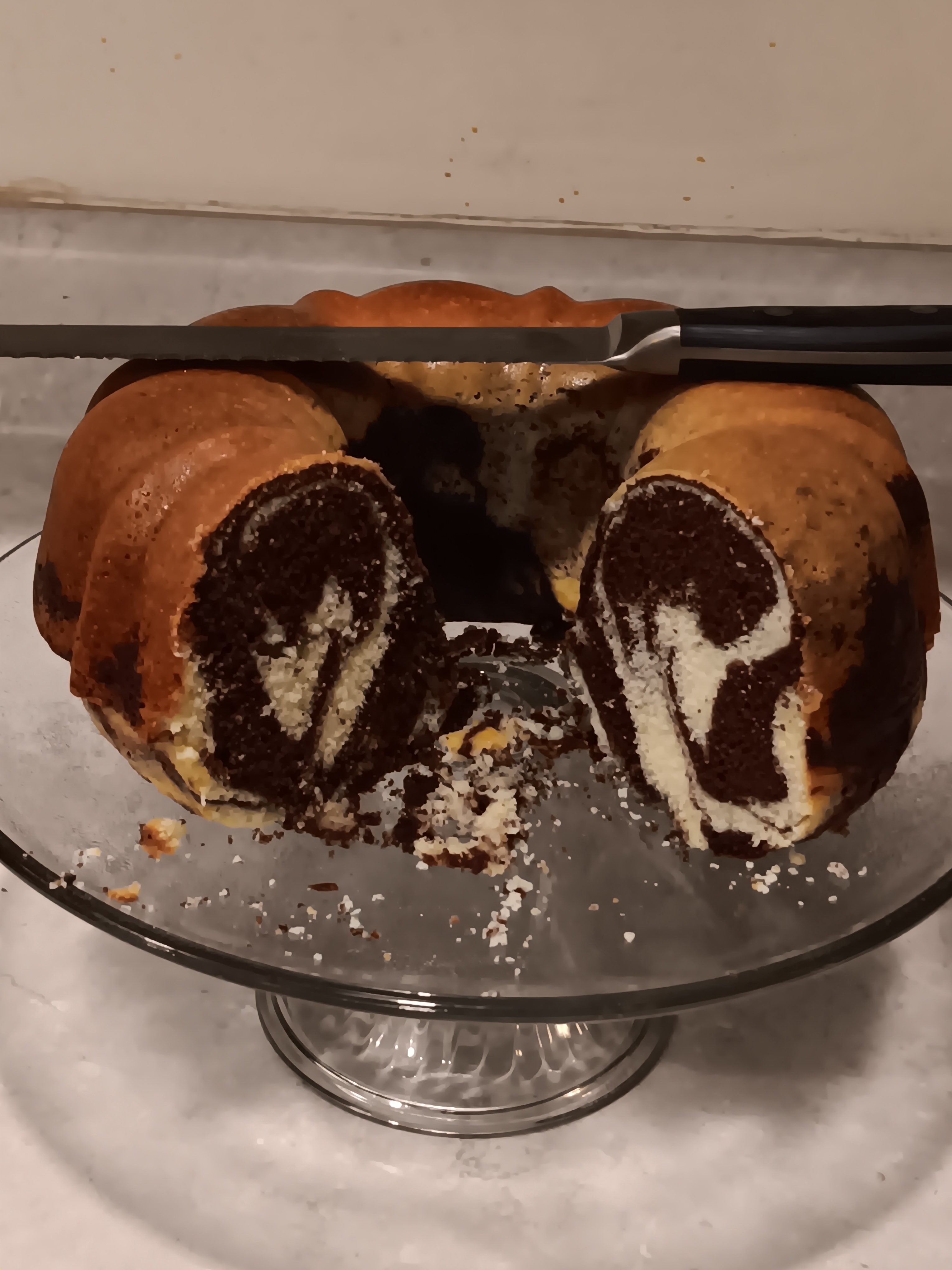 Indulge in the Delight of Marble Pound Cake!