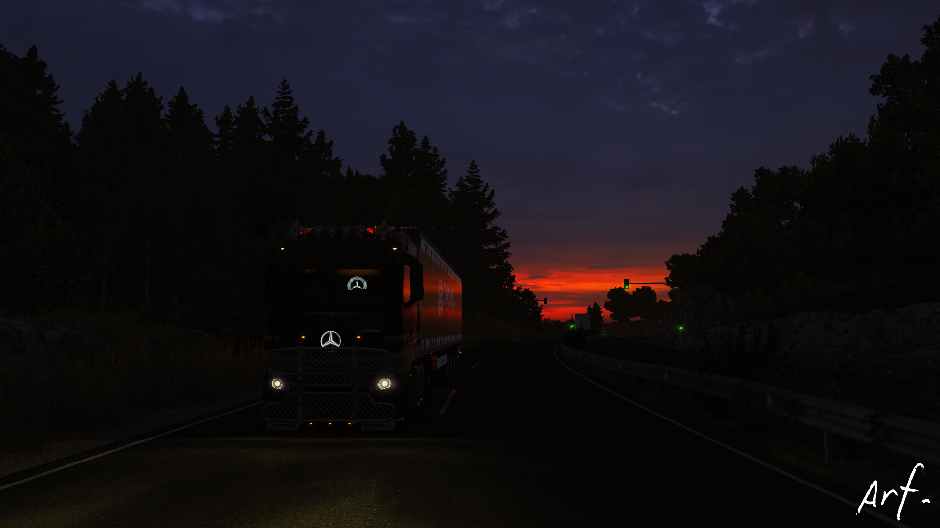 Capturing the magic of a stunning sunset.