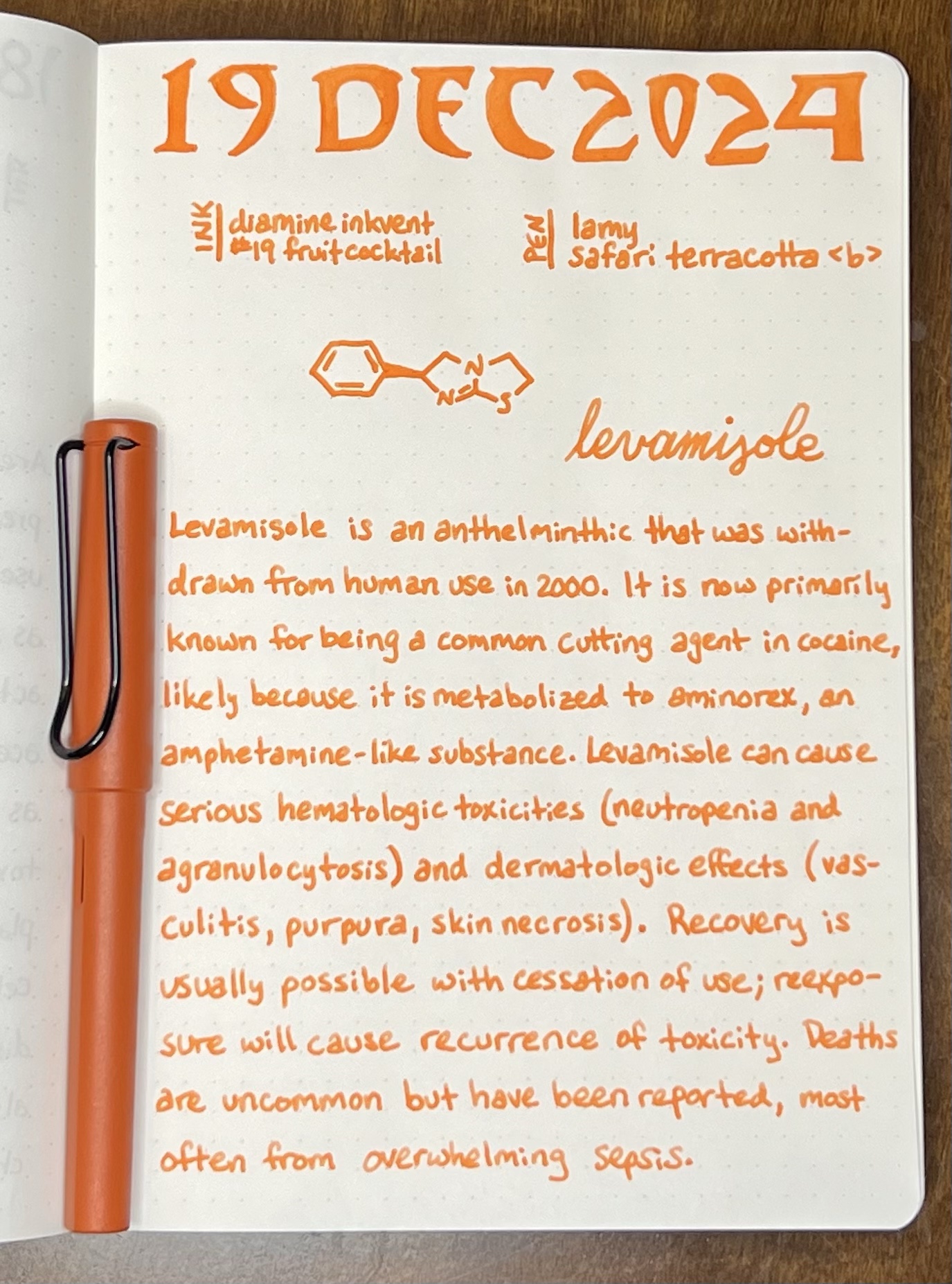 Tox-Inkvent 2024: Day 19 Chronicles