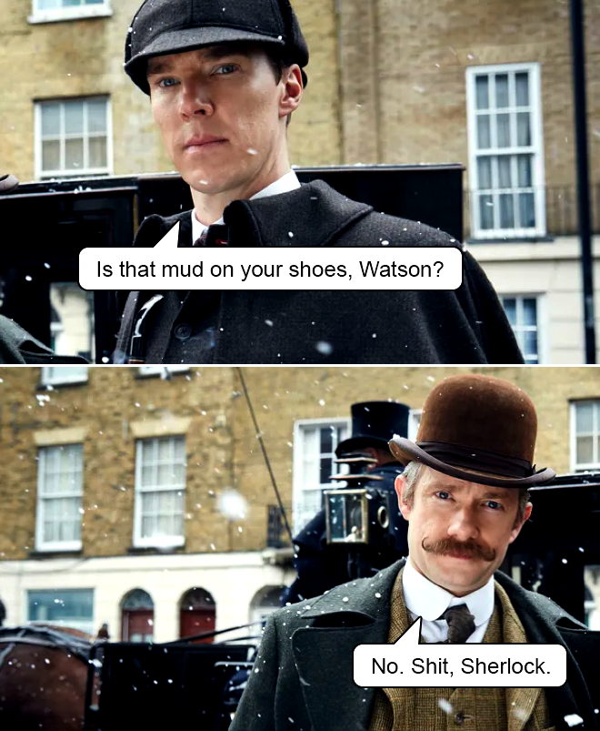 A clever twist on words