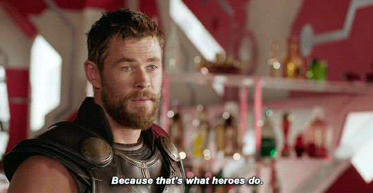 Because that's the essence of heroism