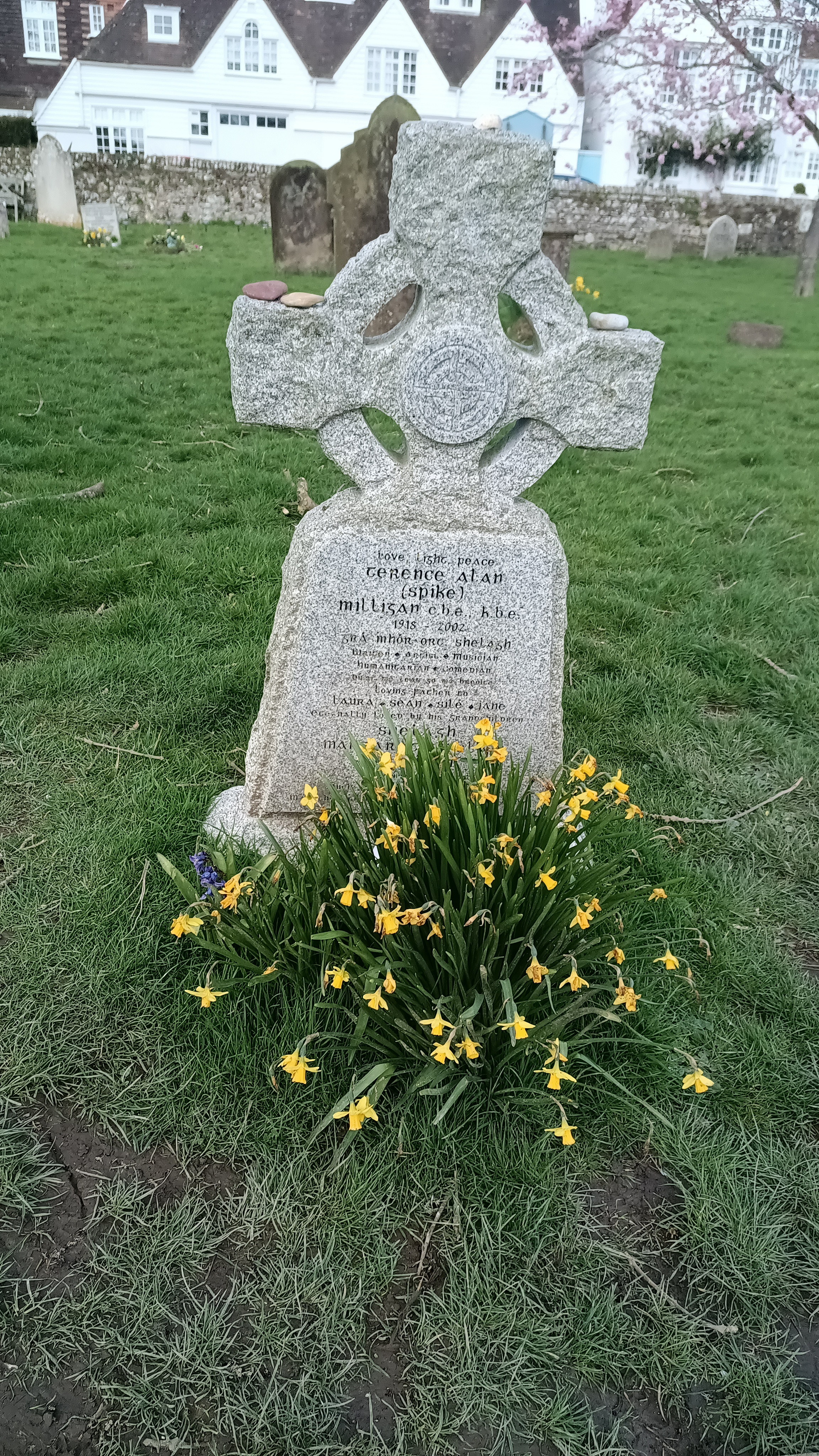 The Unique Tribute of Spike Milligan's Gravestone in Winchelsea