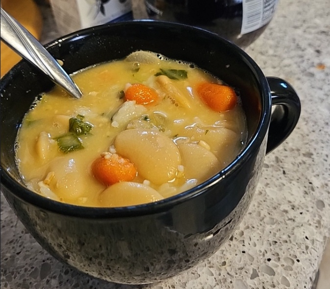 Delicious butter bean soup that warms the soul!