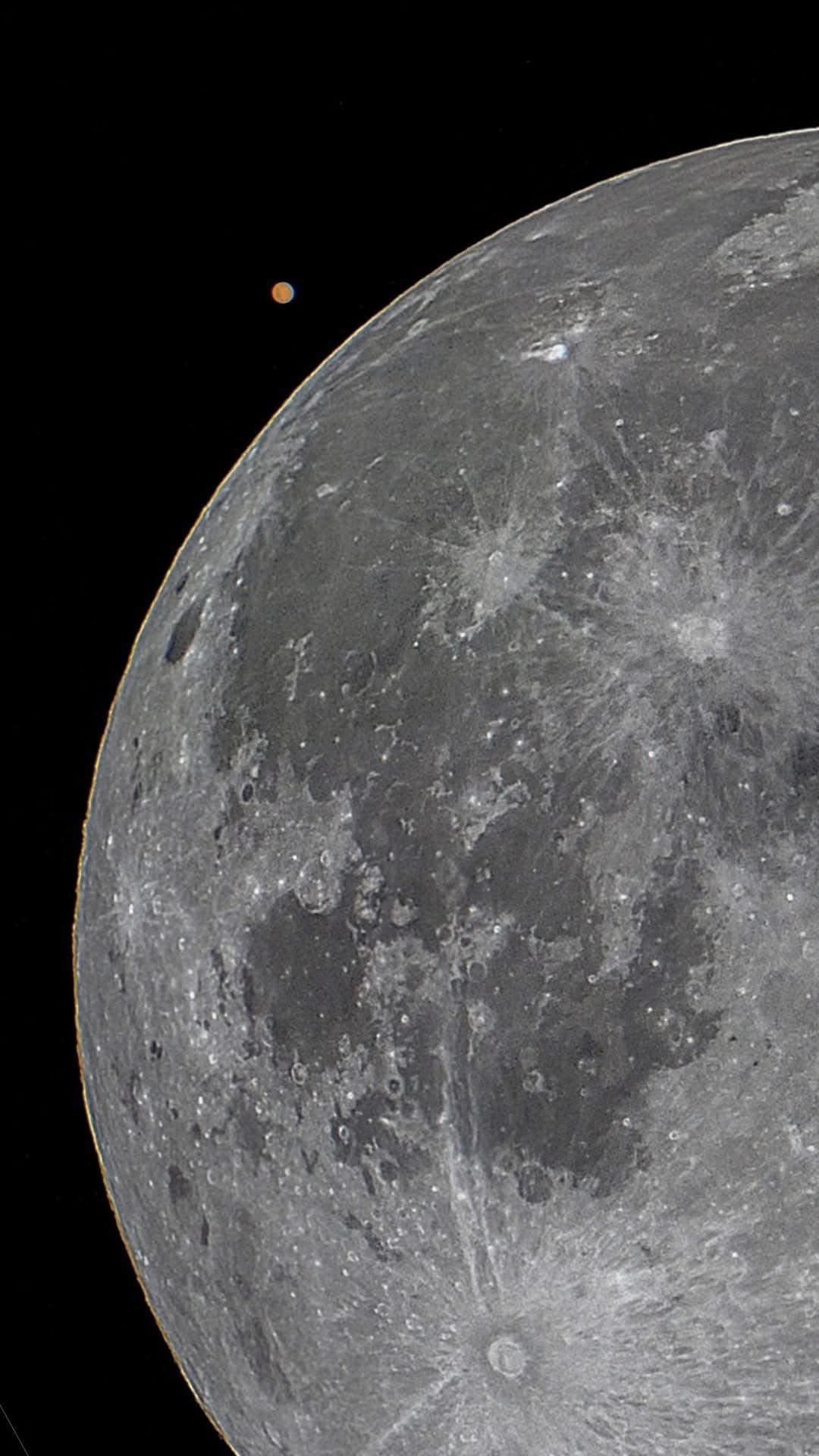The Enchanting Dance of the Moon and Mars