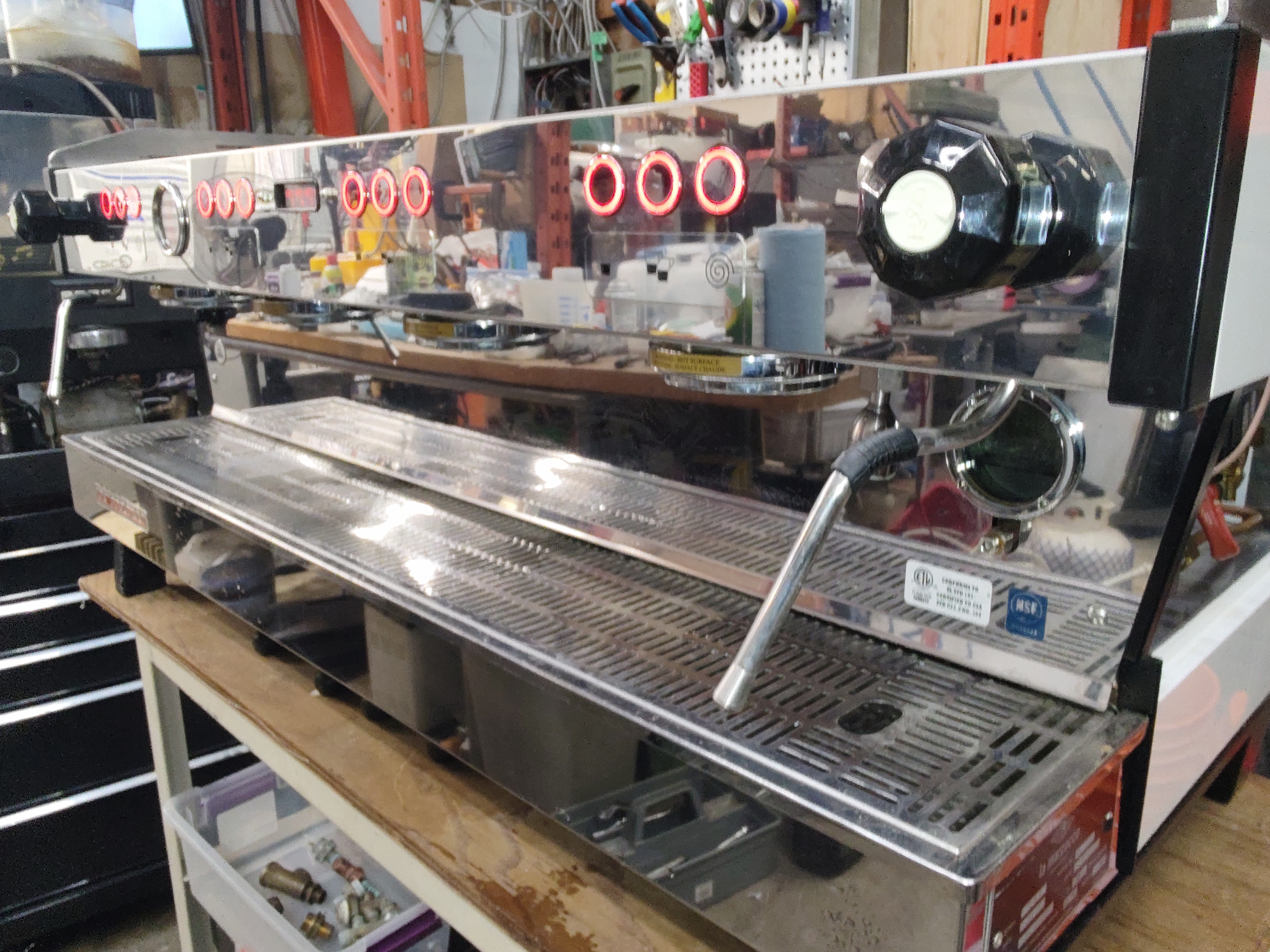 The Iconic Marzocco PB 4 Group Espresso Machine