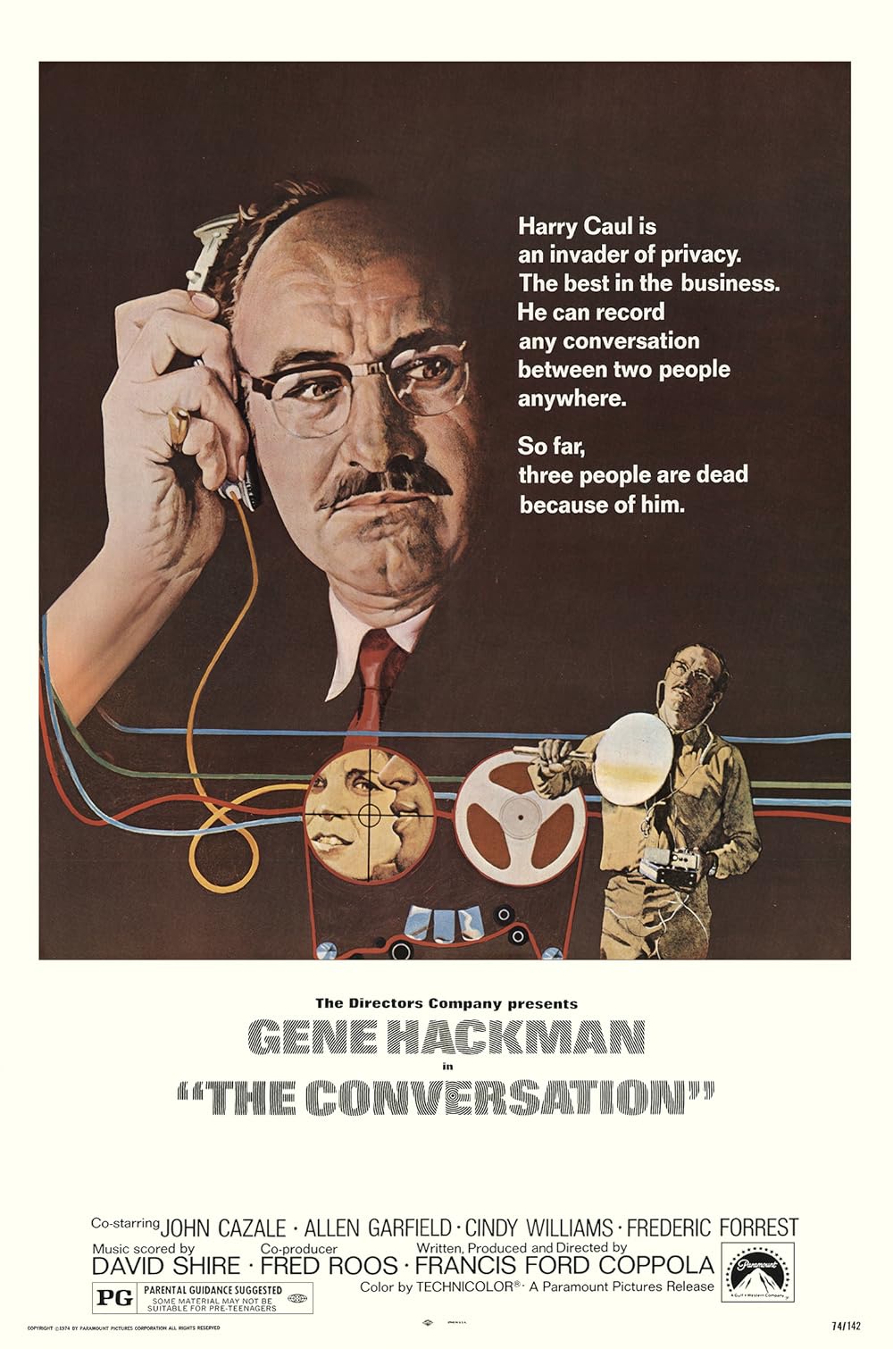 Honoring Gene Hackman: A Tribute to His Role in 'The Conversation' (1974)