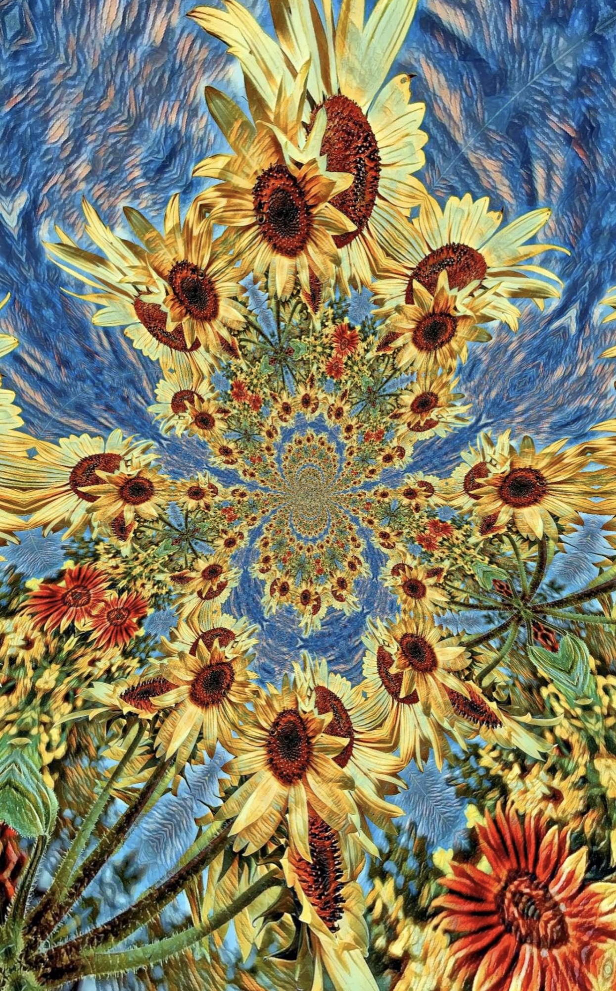 The Majestic Sunflower