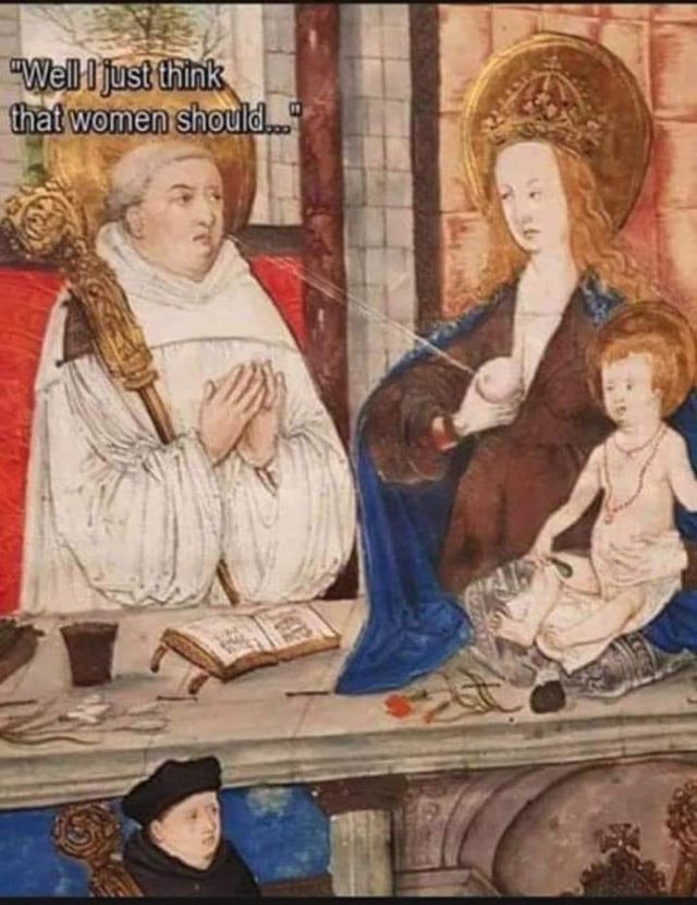 "The Lactation of St. Bernard": A Bold Power Move!