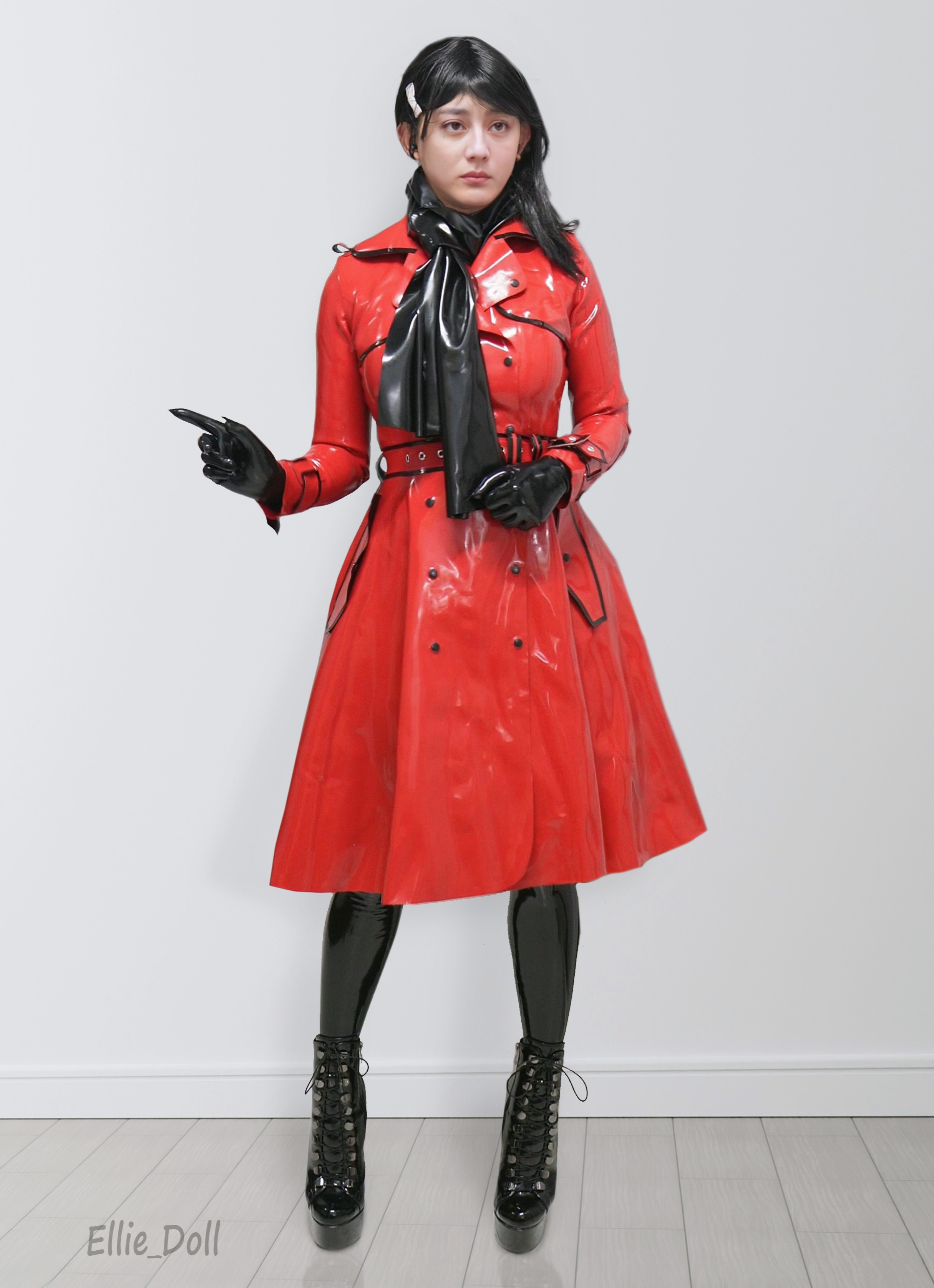 Latex Fashion for Winter Adventures