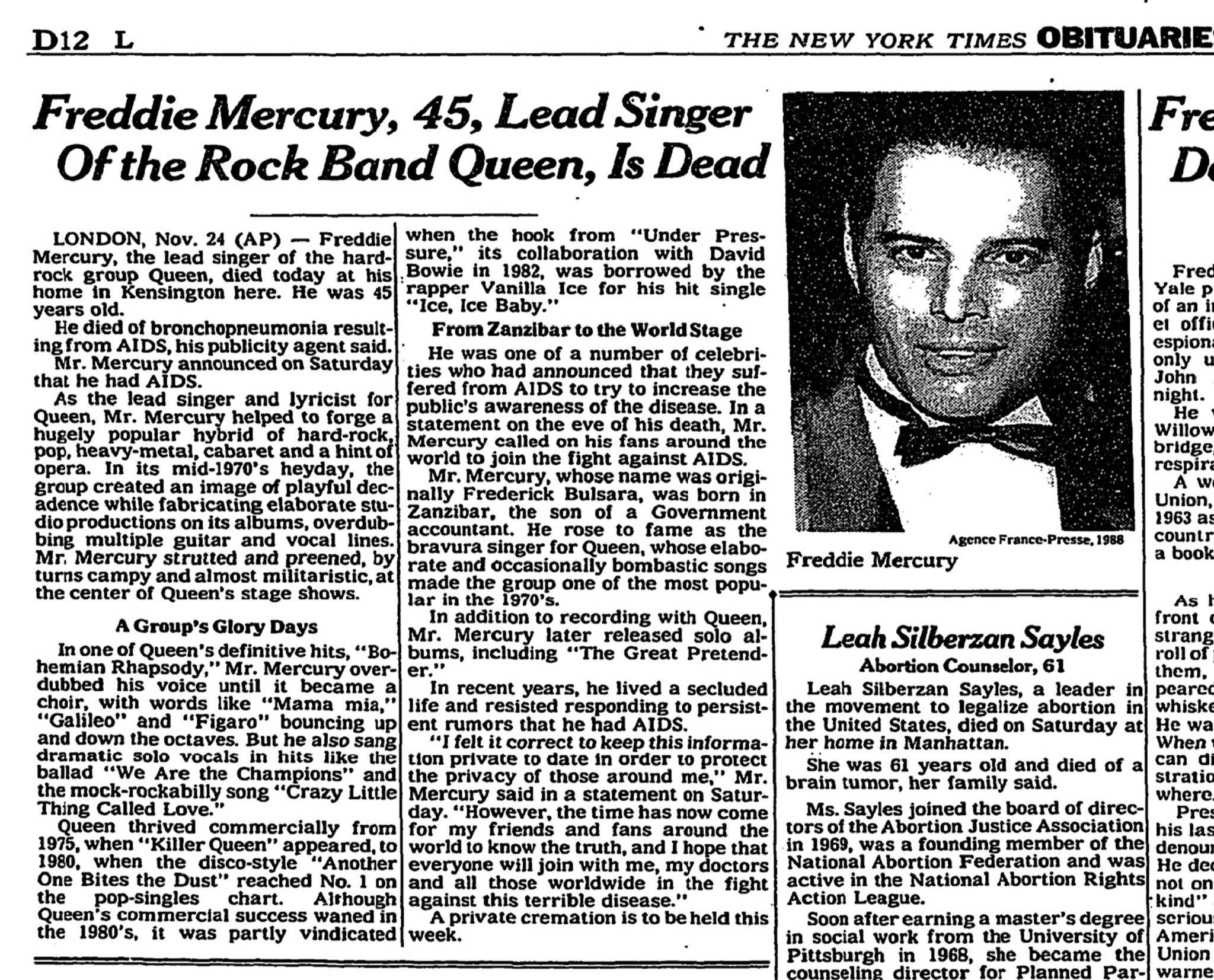 Remembering Freddie Mercury: A Life Cut Short at 45