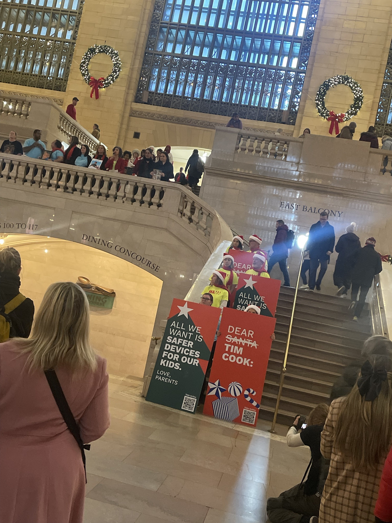 Protest at the Grand Central Apple Store: A Stand for Change