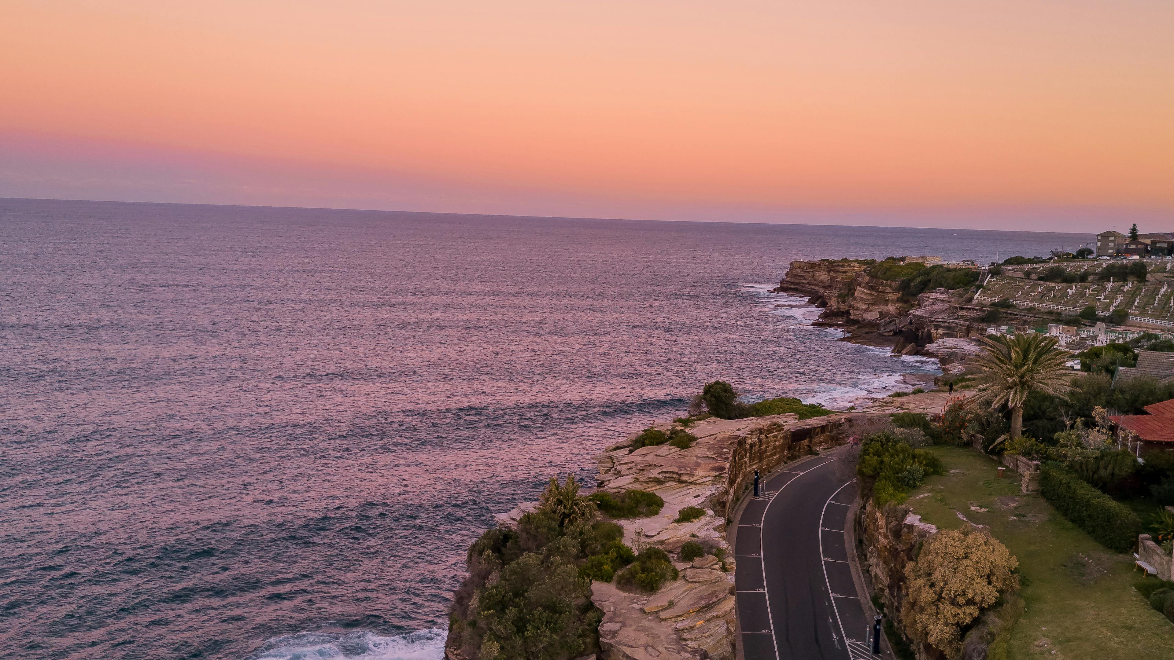 A Glimpse of Dawn's Golden Coast