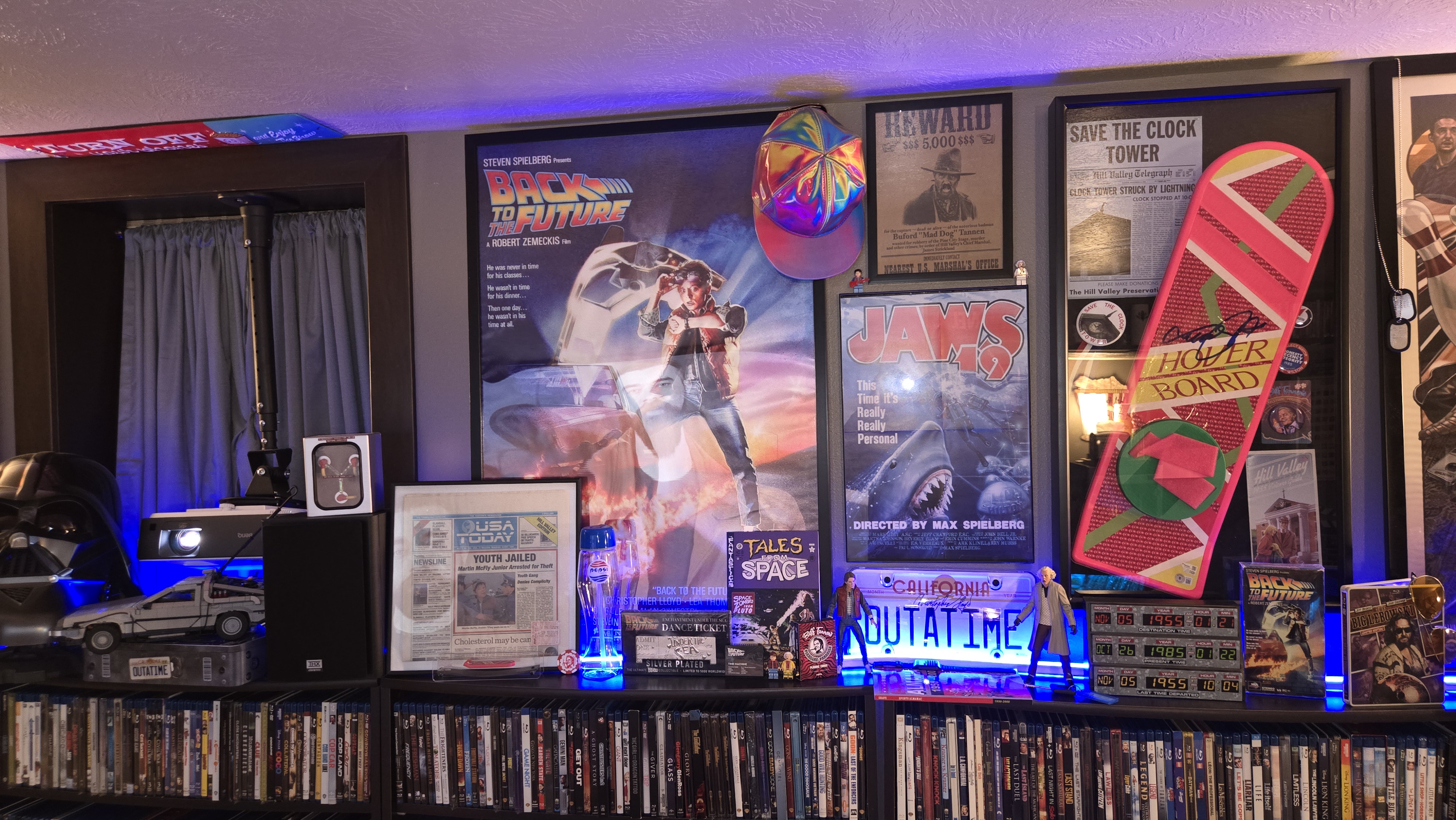 A shrine dedicated to Back to the Future!