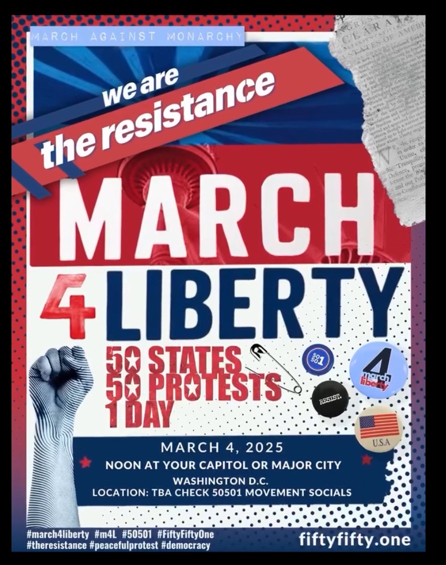 March Forth! Here’s another protest that hasn’t gotten the spotlight yet.